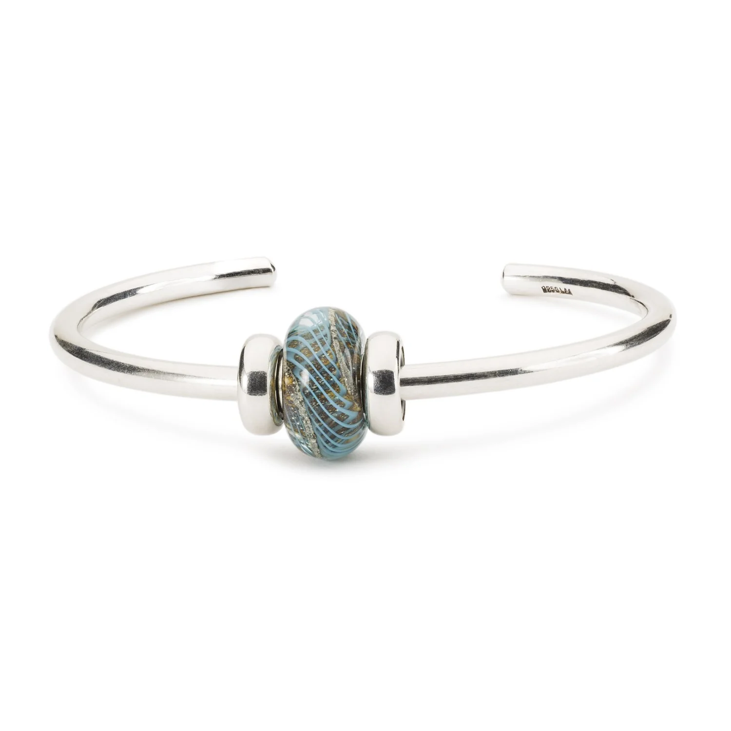 Blue Grooves Bead - Image 2