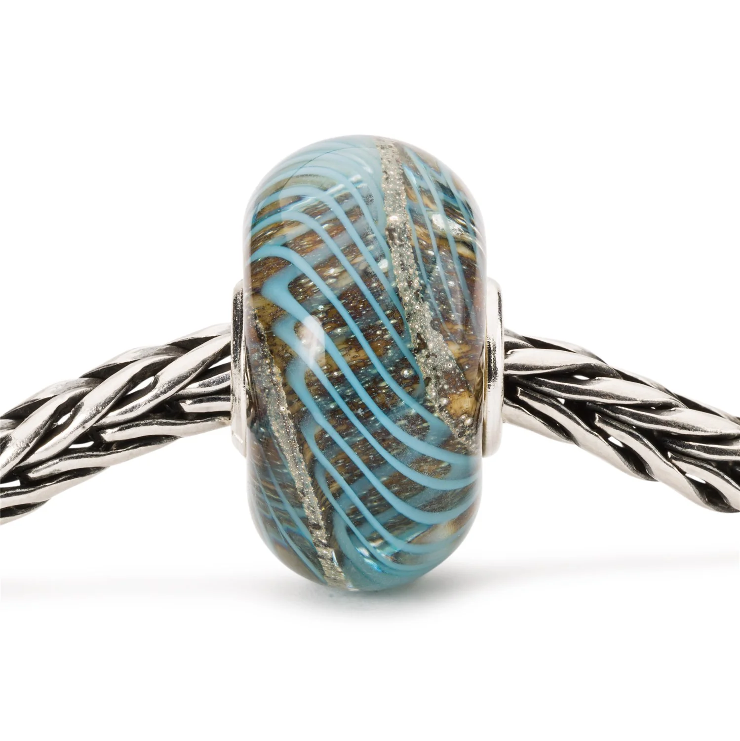 Blue Grooves Bead - Image 3
