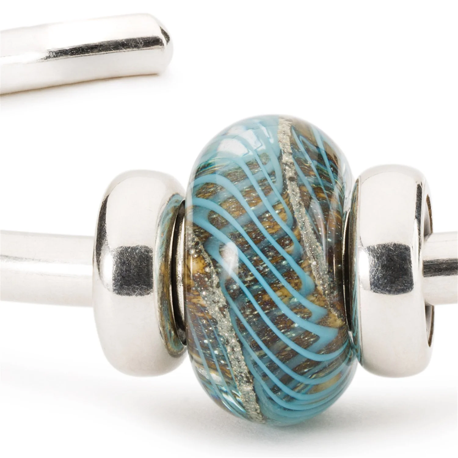 Blue Grooves Bead - Image 5