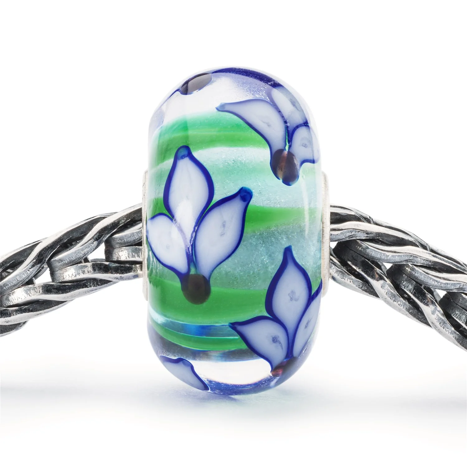 Blue Iris Bloom Bead - Image 6