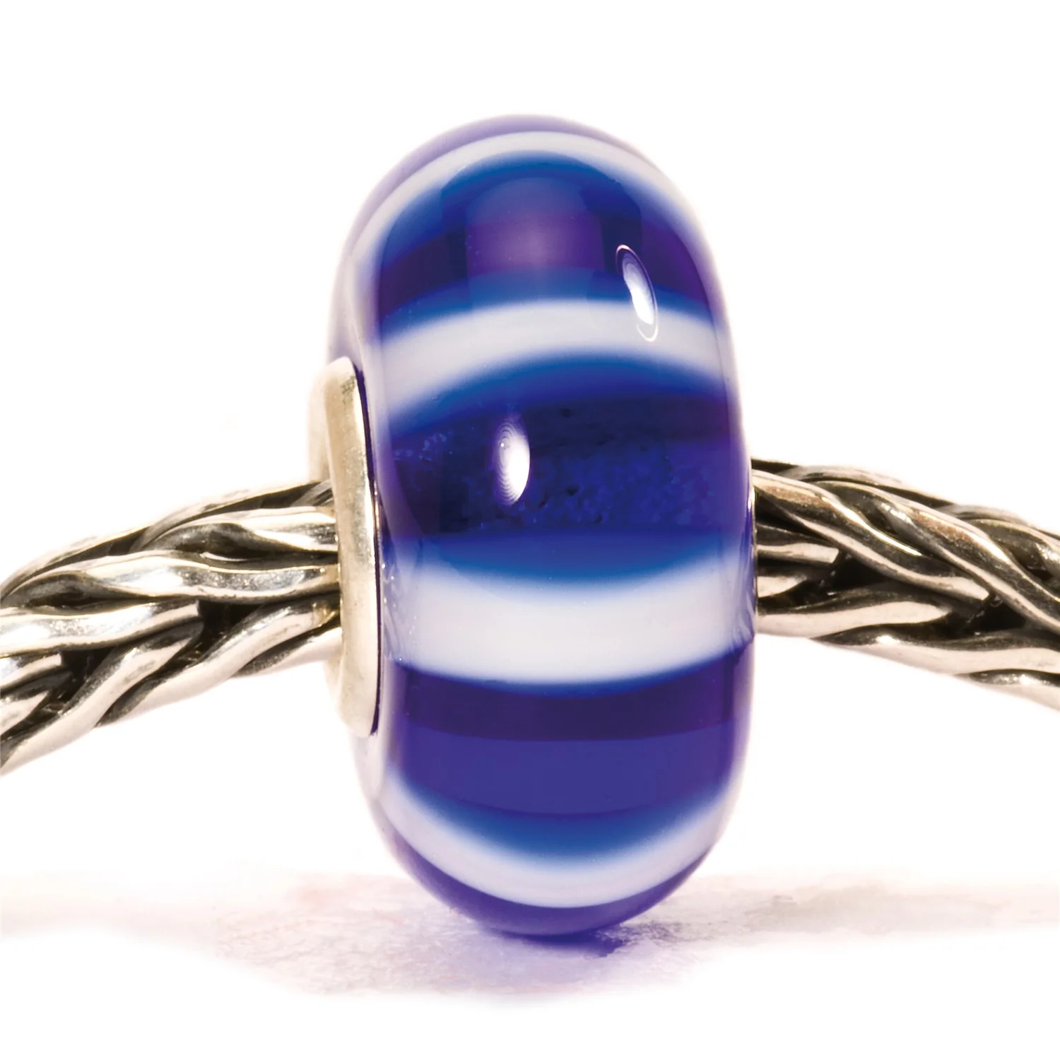 Blue Stripe Bead - Image 2