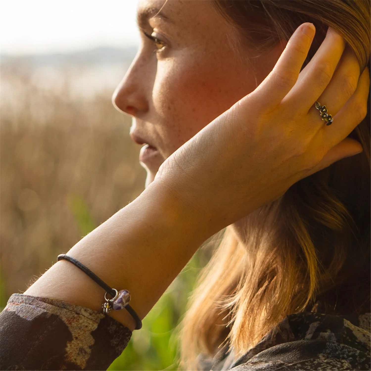 Bound by Love Leather Bracelet - Image 3