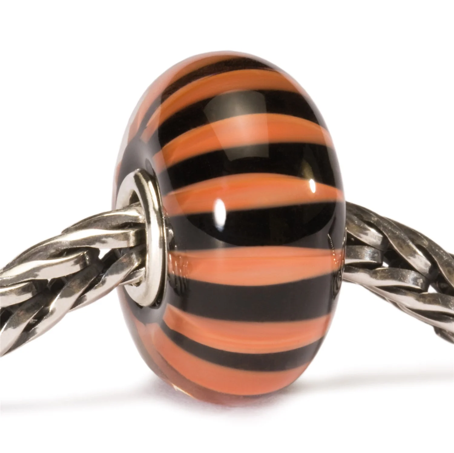 Coral Stripe Bead - Image 2