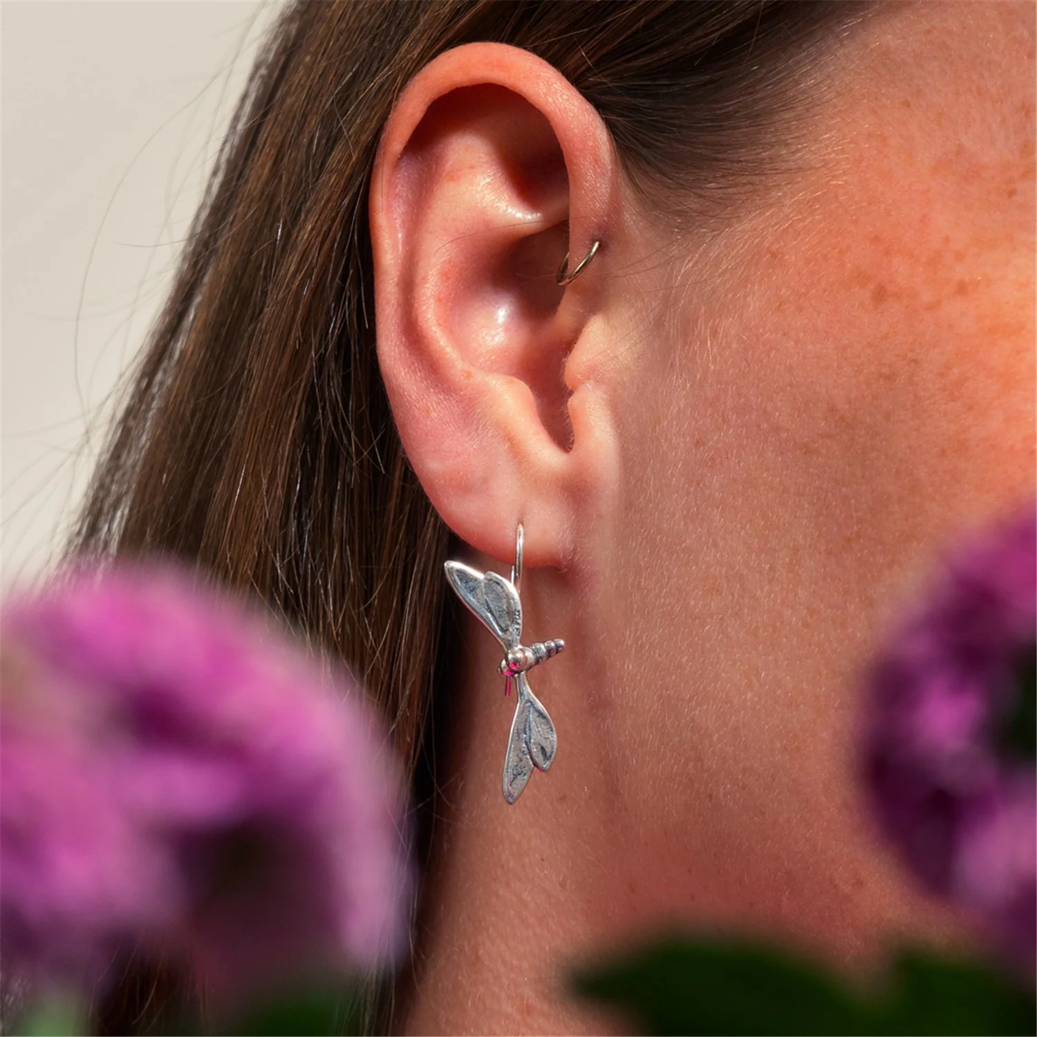 Dragonfly Pendants with Earring Hooks - Image 4