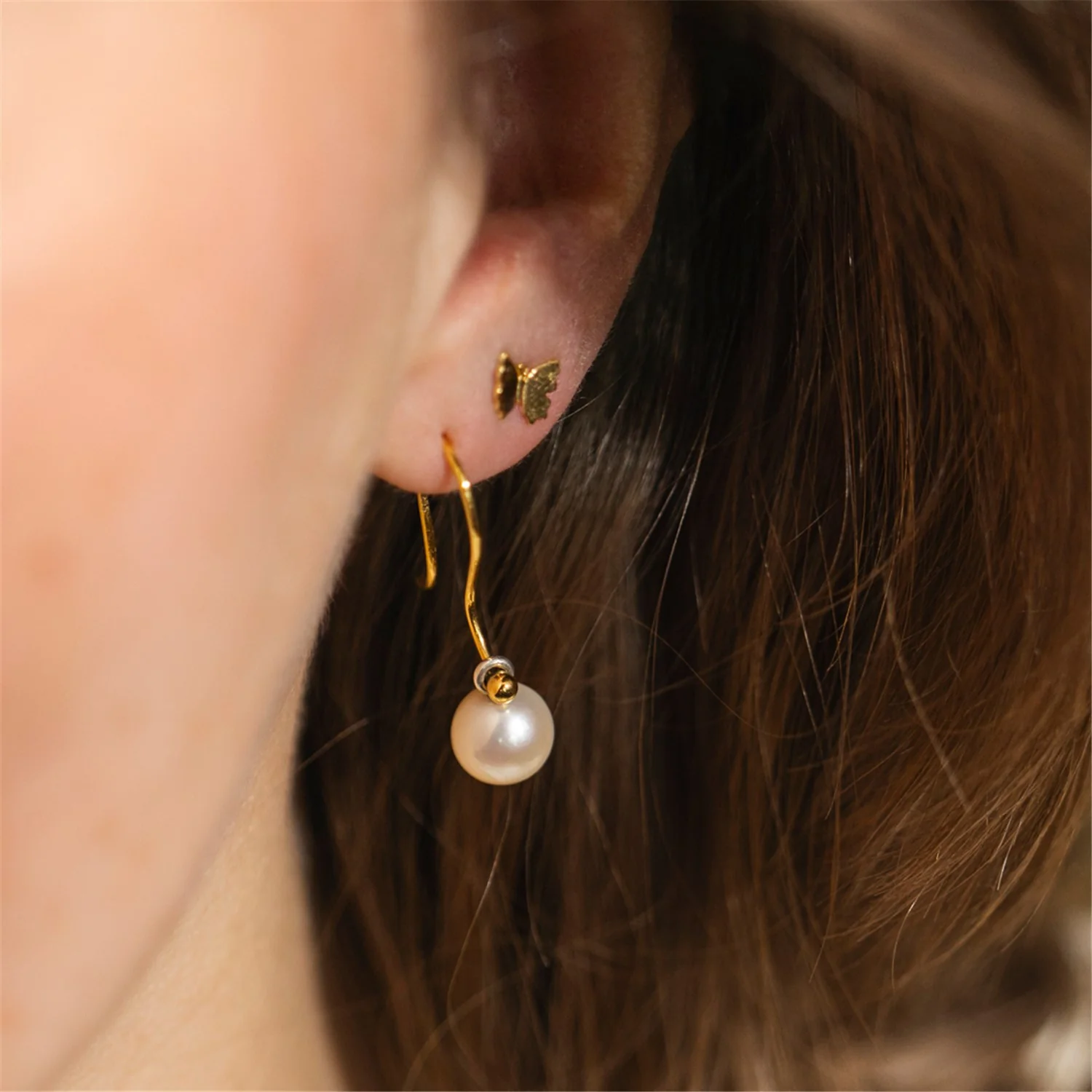 Earring Hooks, Gold Plated - Image 5