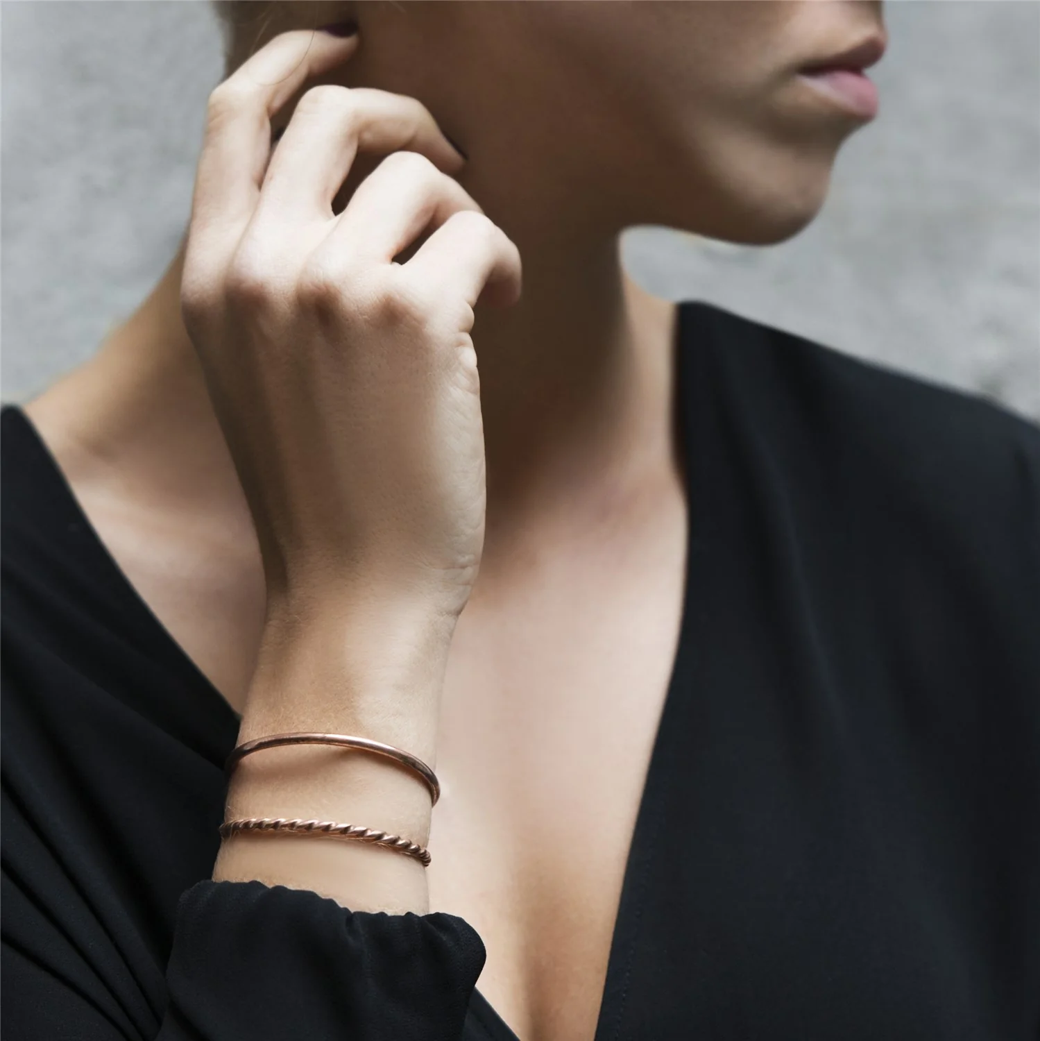 Exclusive Copper Bangle Set - Image 2