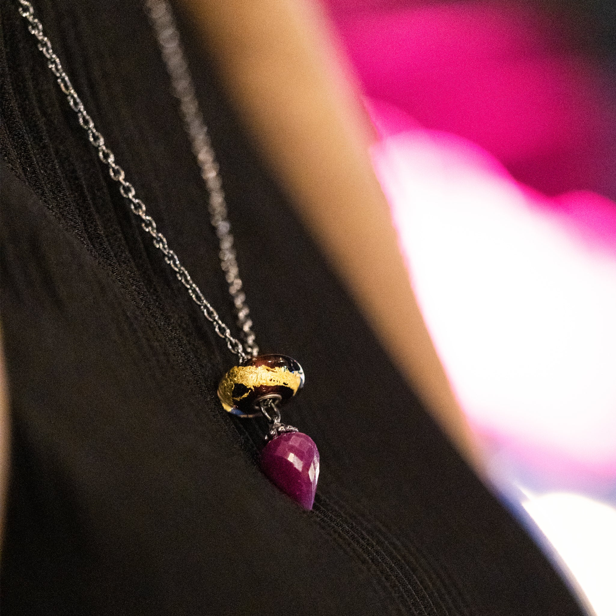 Fantasy Necklace with Ruby - Image 2