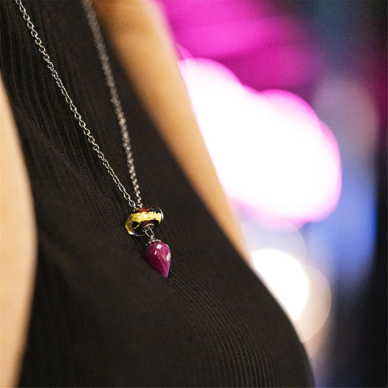 Fantasy Necklace with Ruby - Image 6