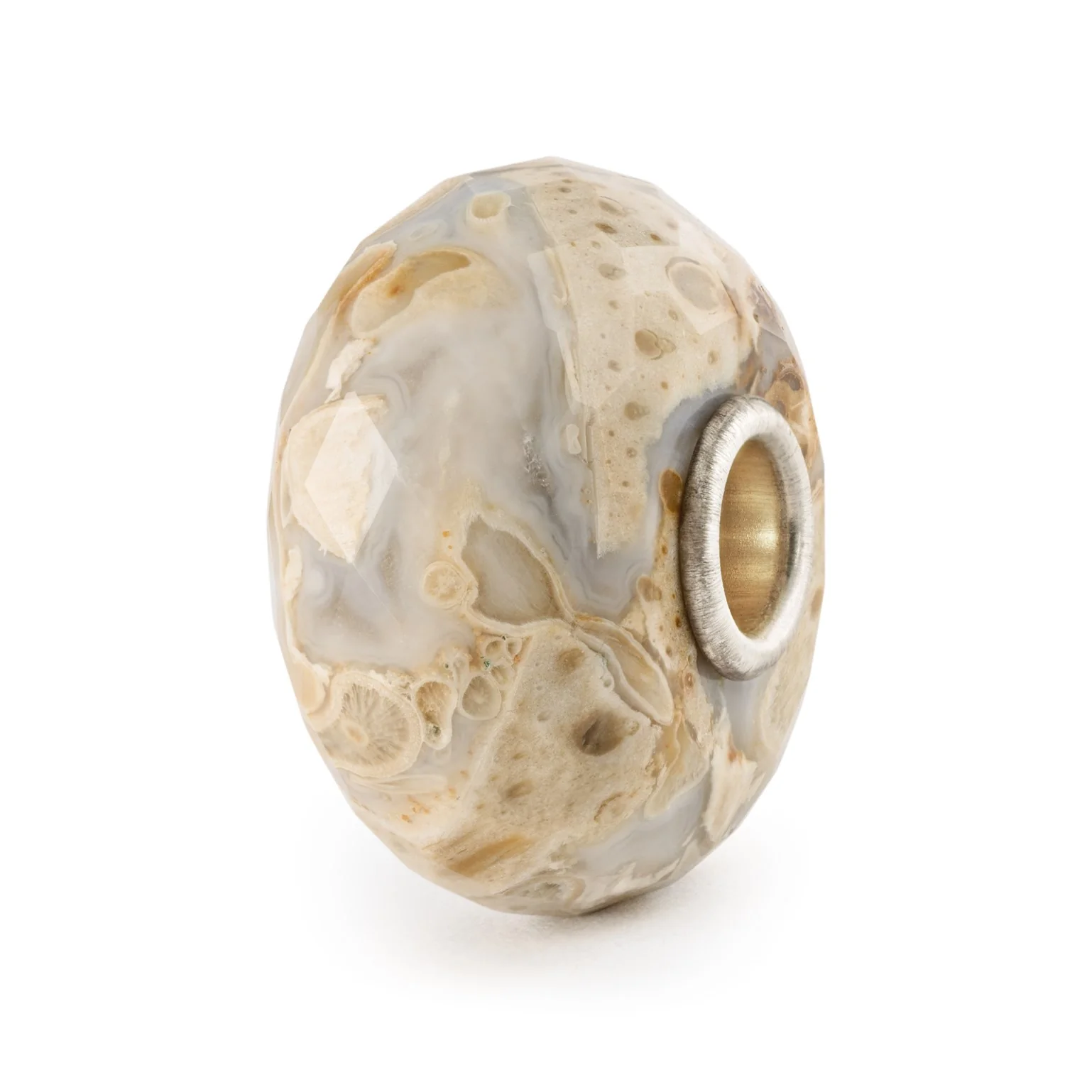 Fossilised Wood Bead - Image 2