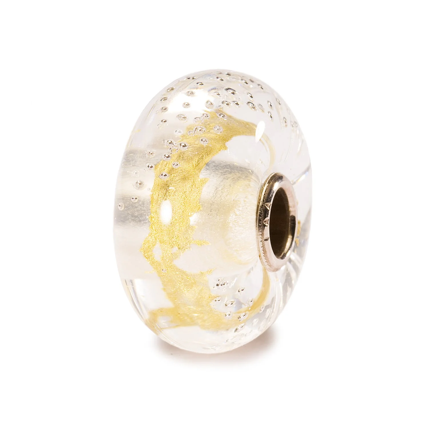 Gold Silver Trace Bead