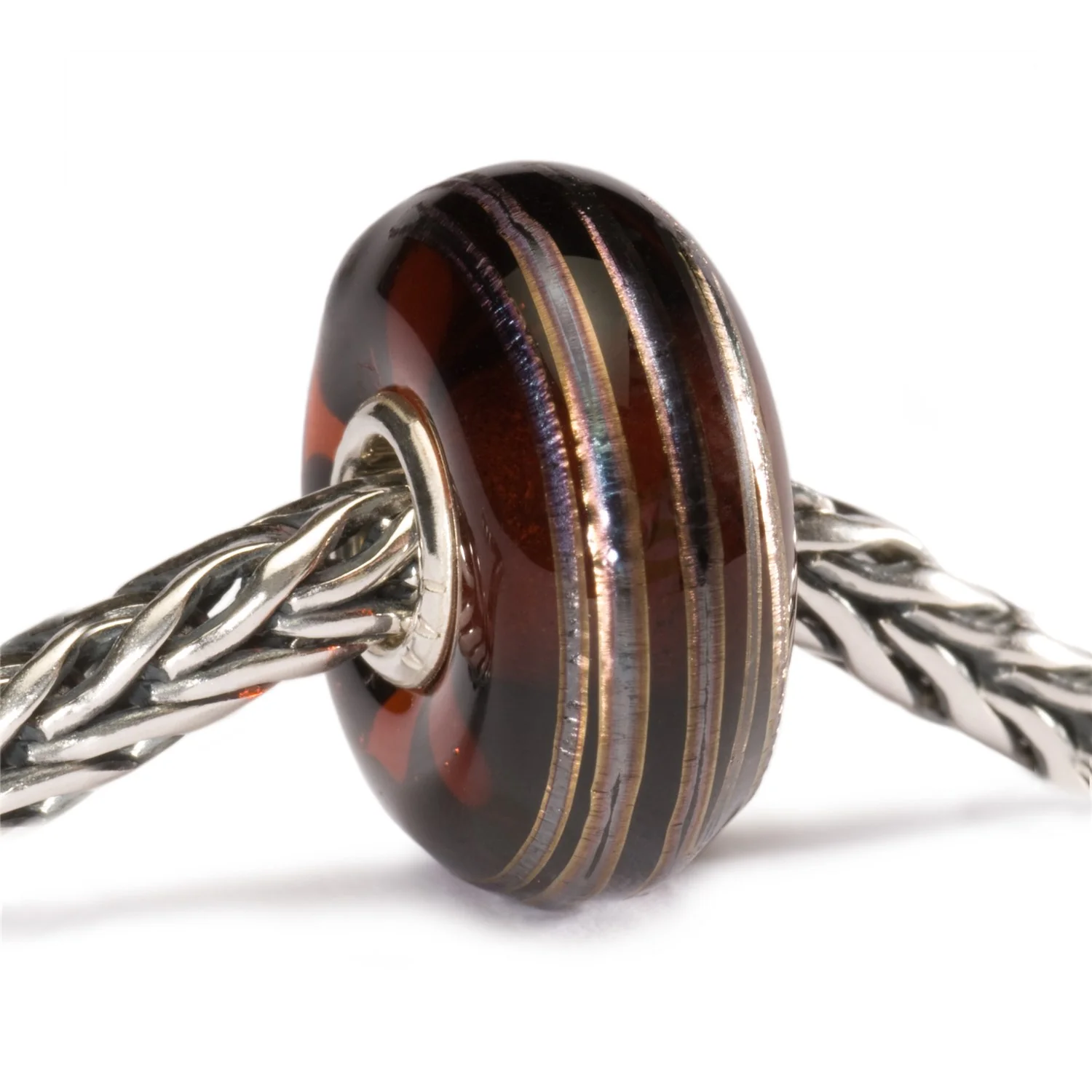 Golden Thread Bead, Brown - Image 2
