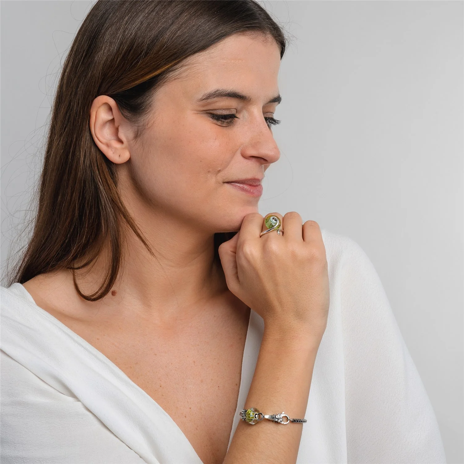 Green in Bloom Bead - Image 6