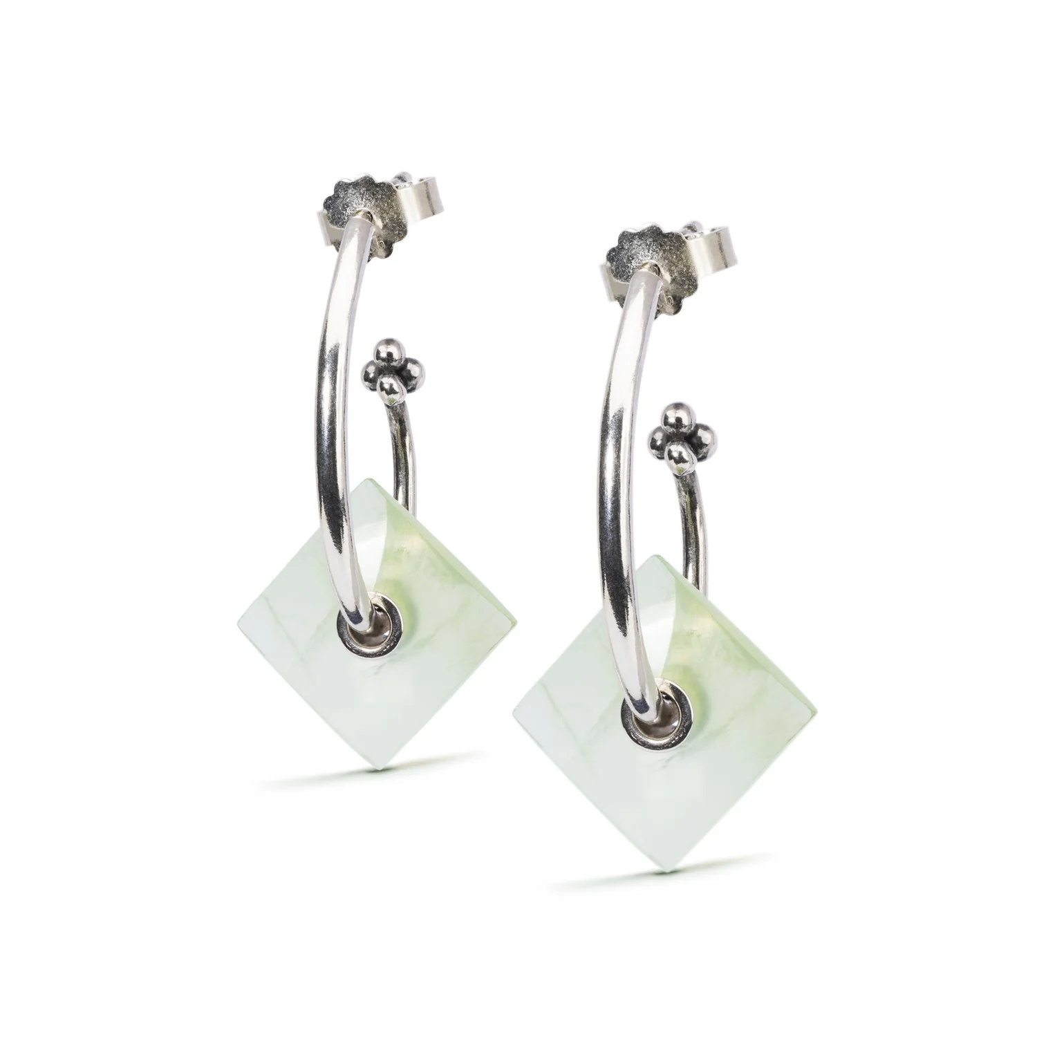 Green Prehnite Earrings - Image 4