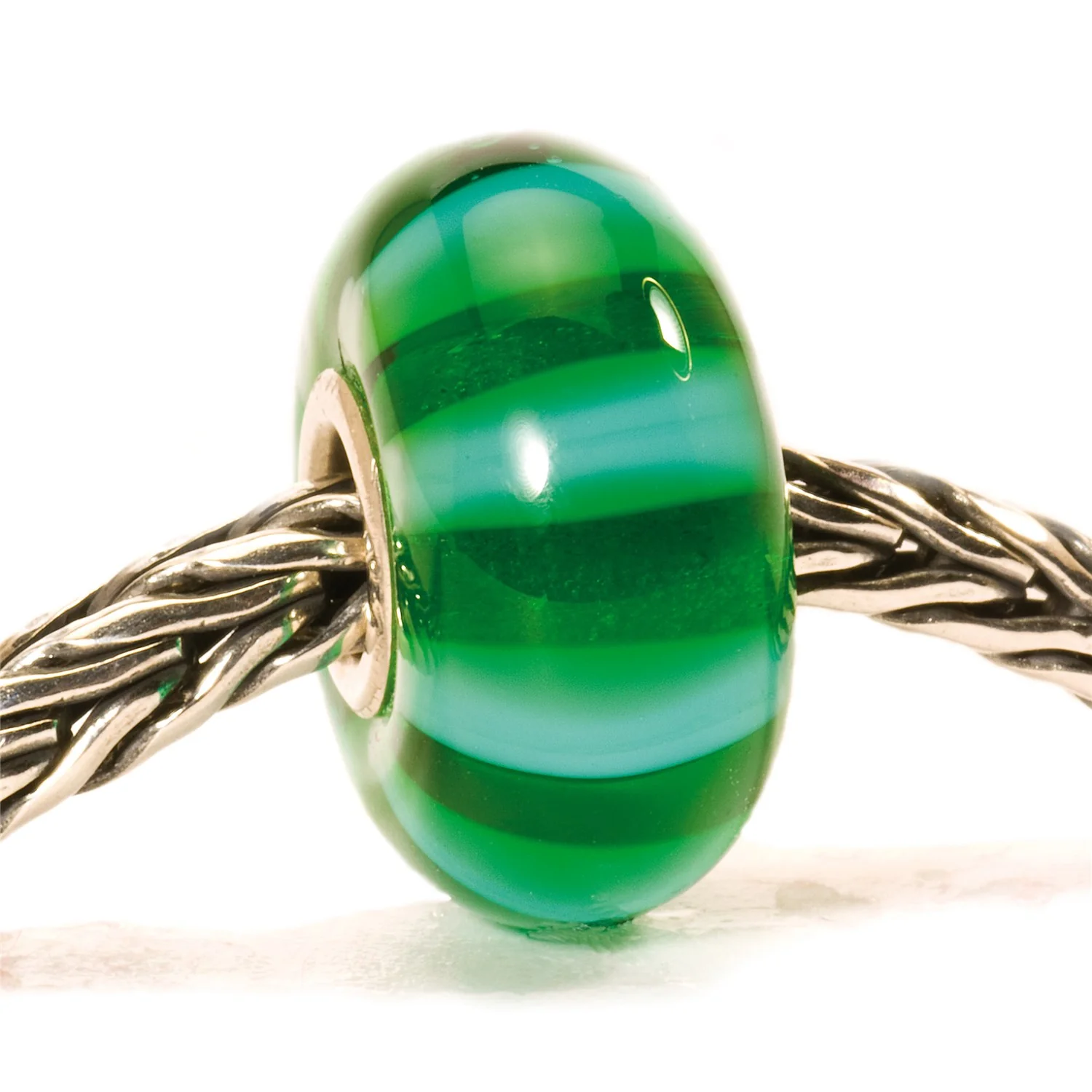 Green Stripe Bead - Image 3