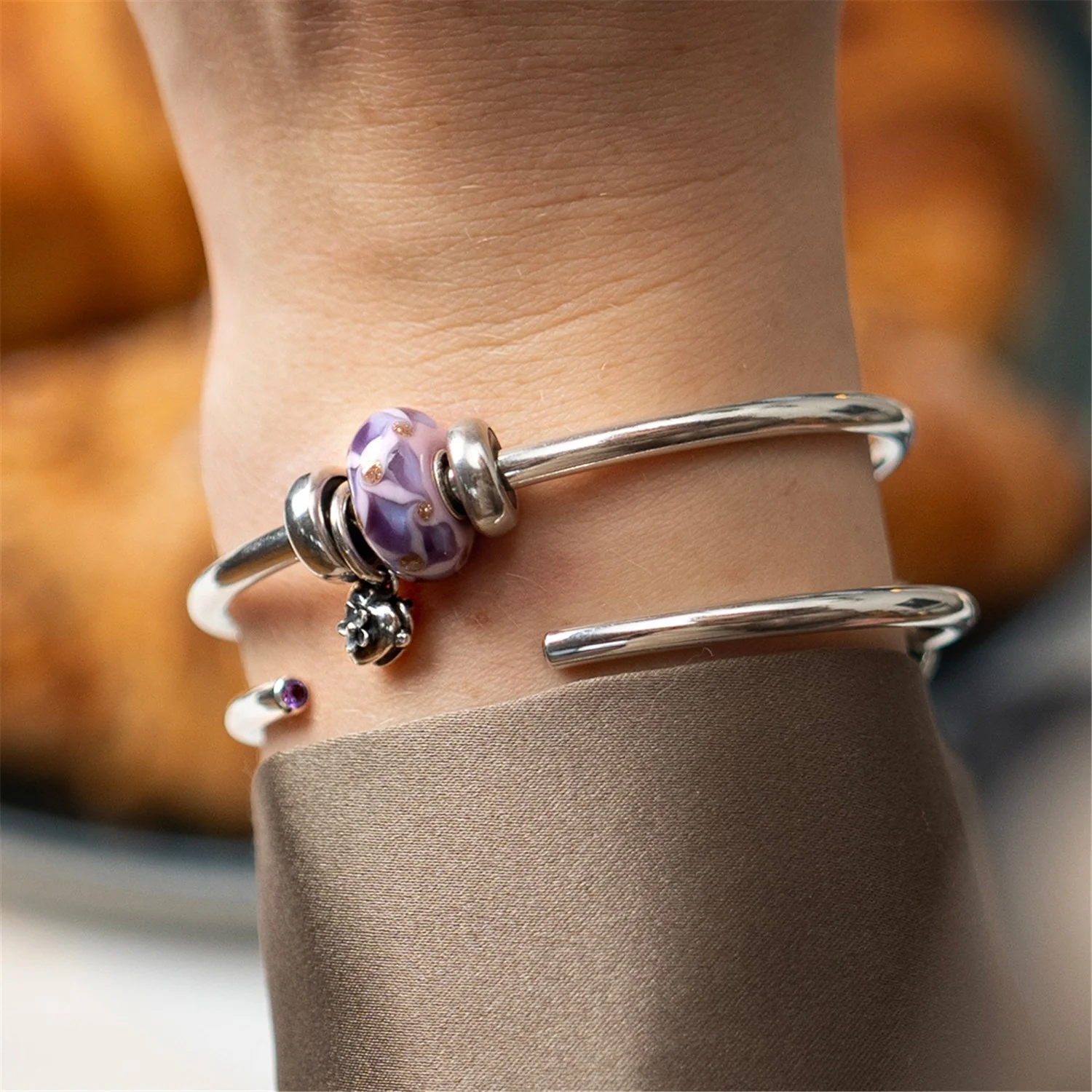 Heart Blossom Bangle - Image 3