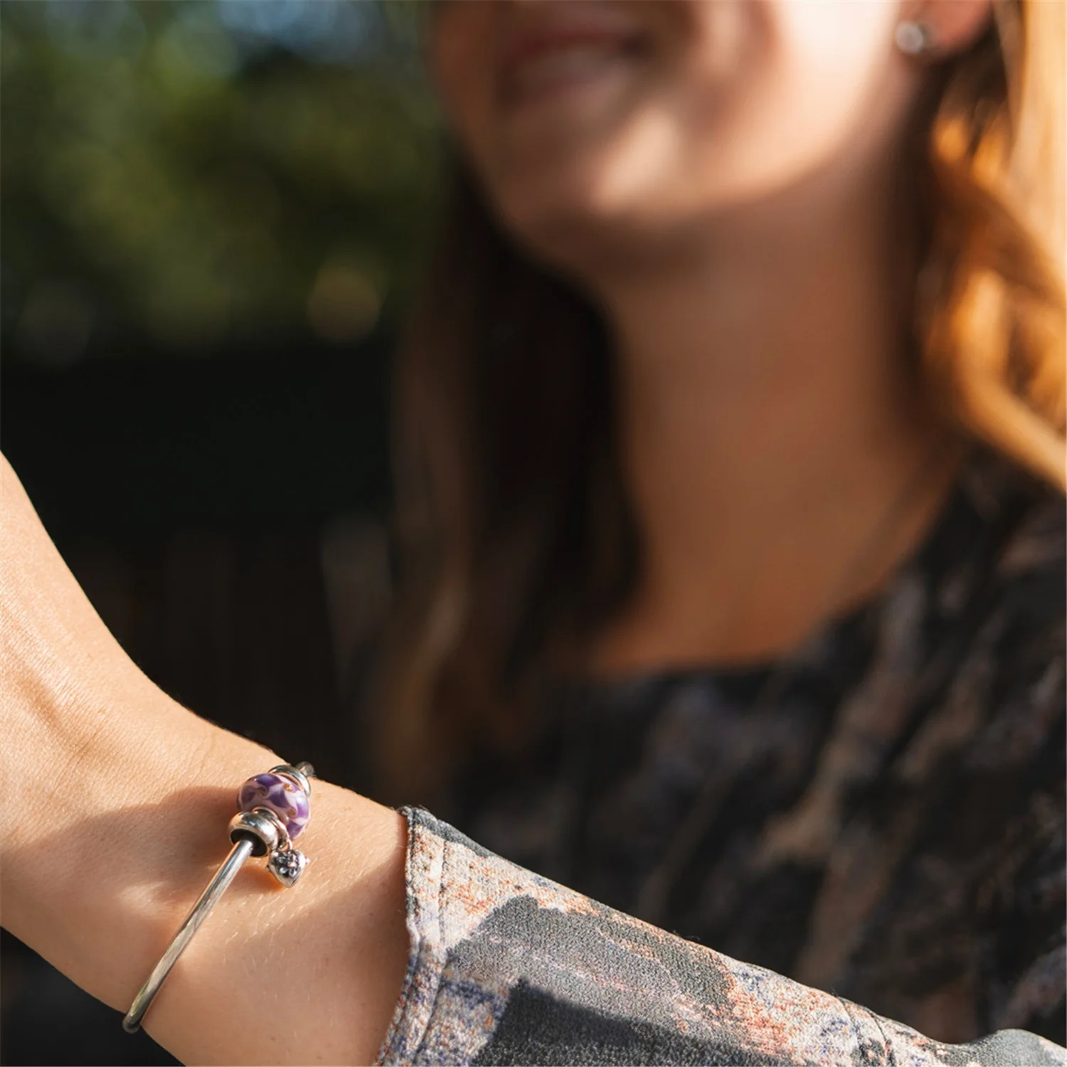 Heart Blossom Bangle - Image 4