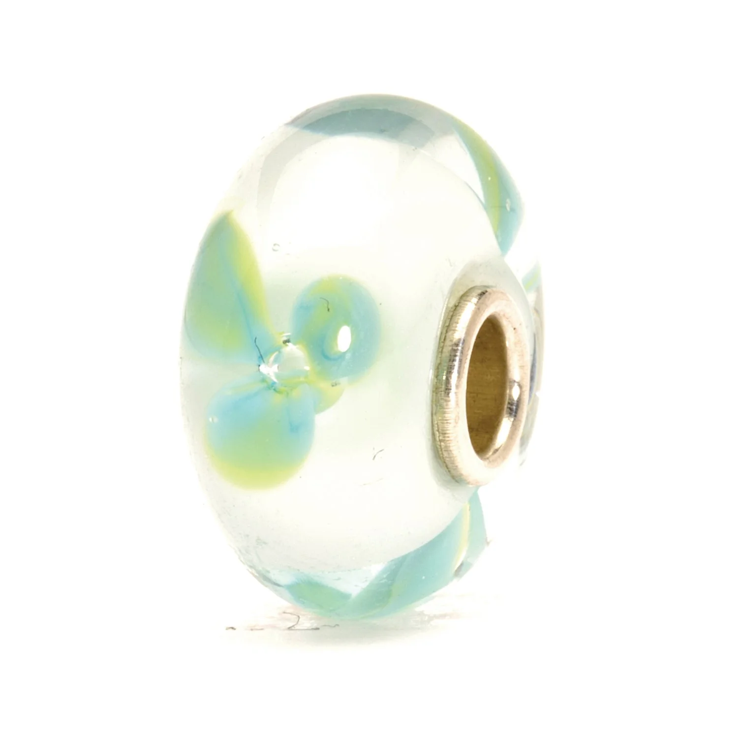 Ice Blue Flower Bead