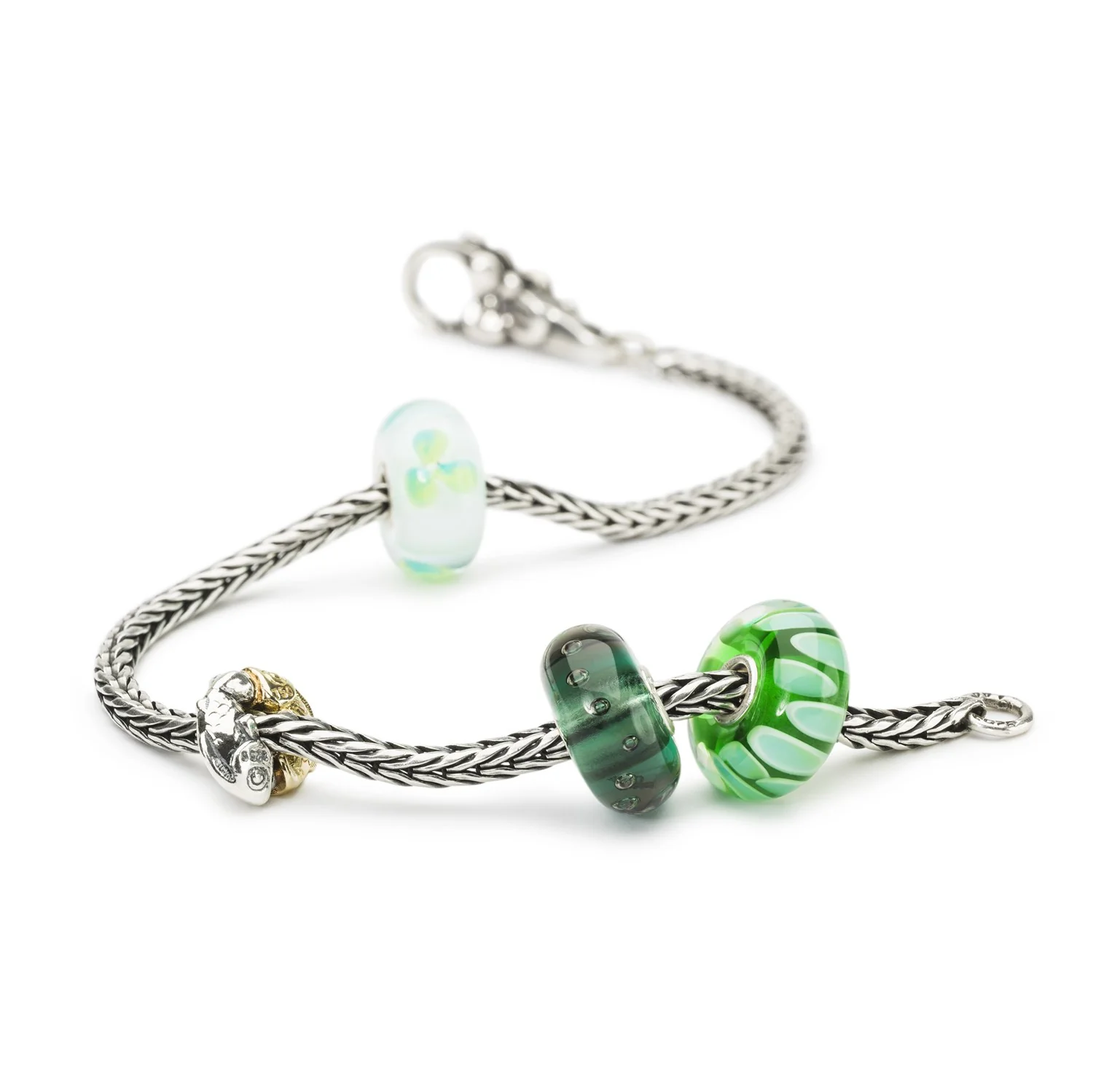 Ice Blue Flower Bead - Image 4