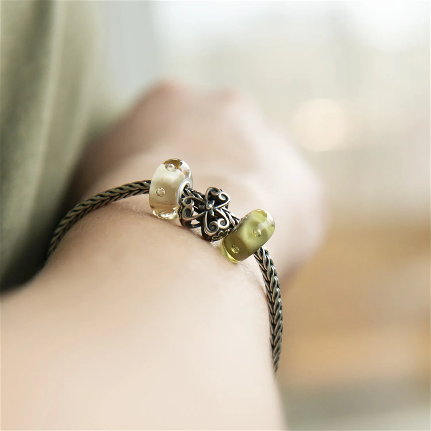 Ivory Bubble Joy Bead - Image 2