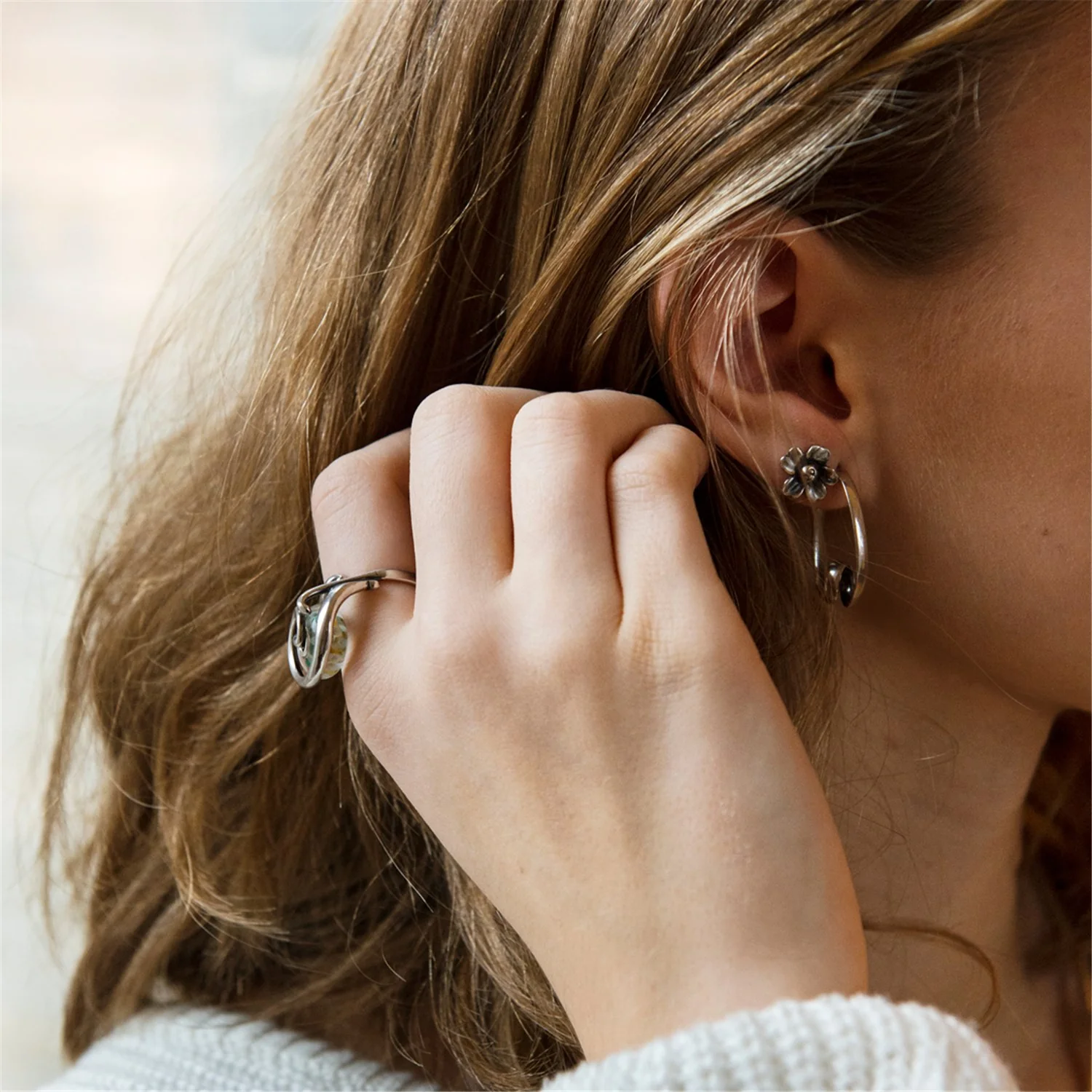 Joyful Flower Studs - Image 5