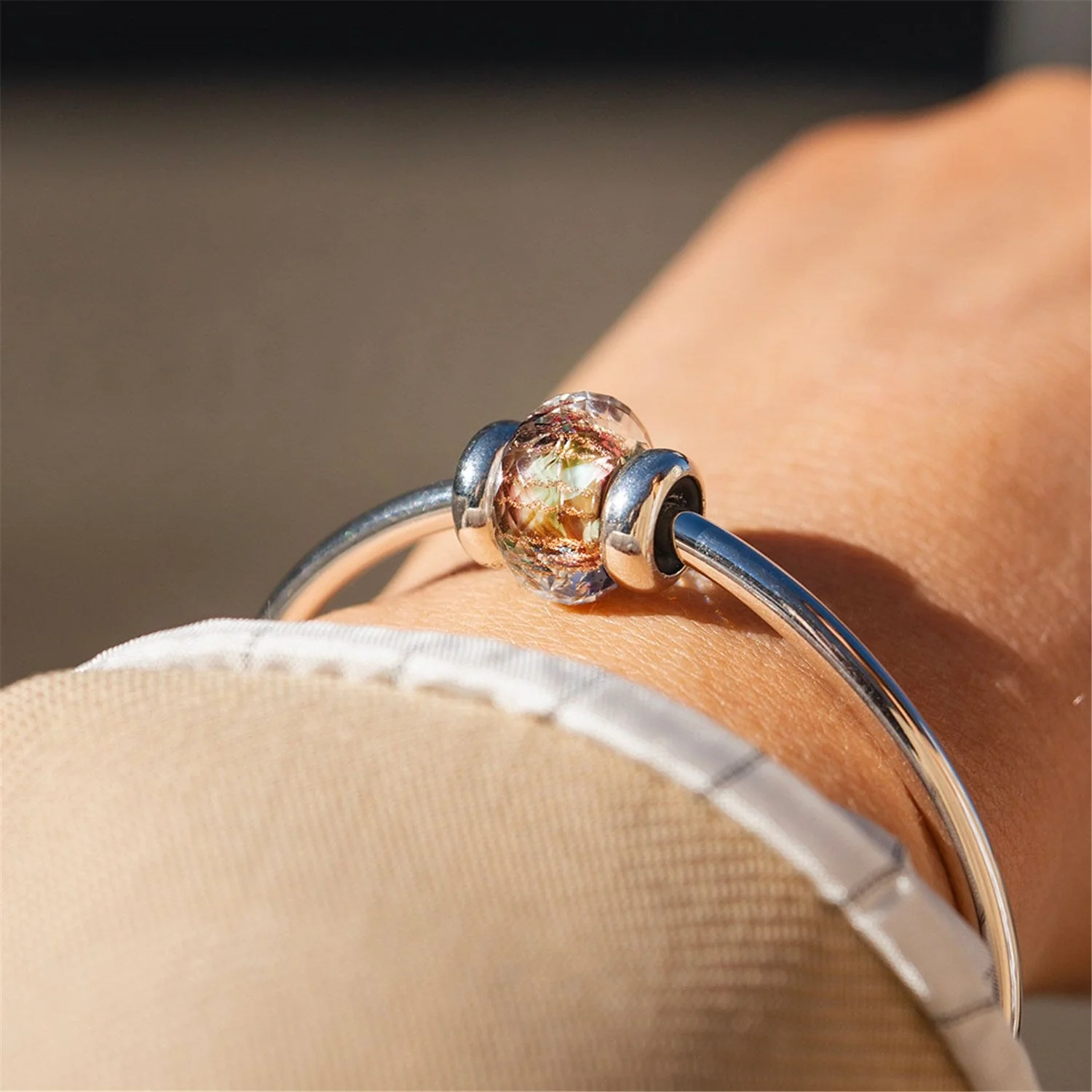 Labradorite Dreamspark Bangle - Image 2