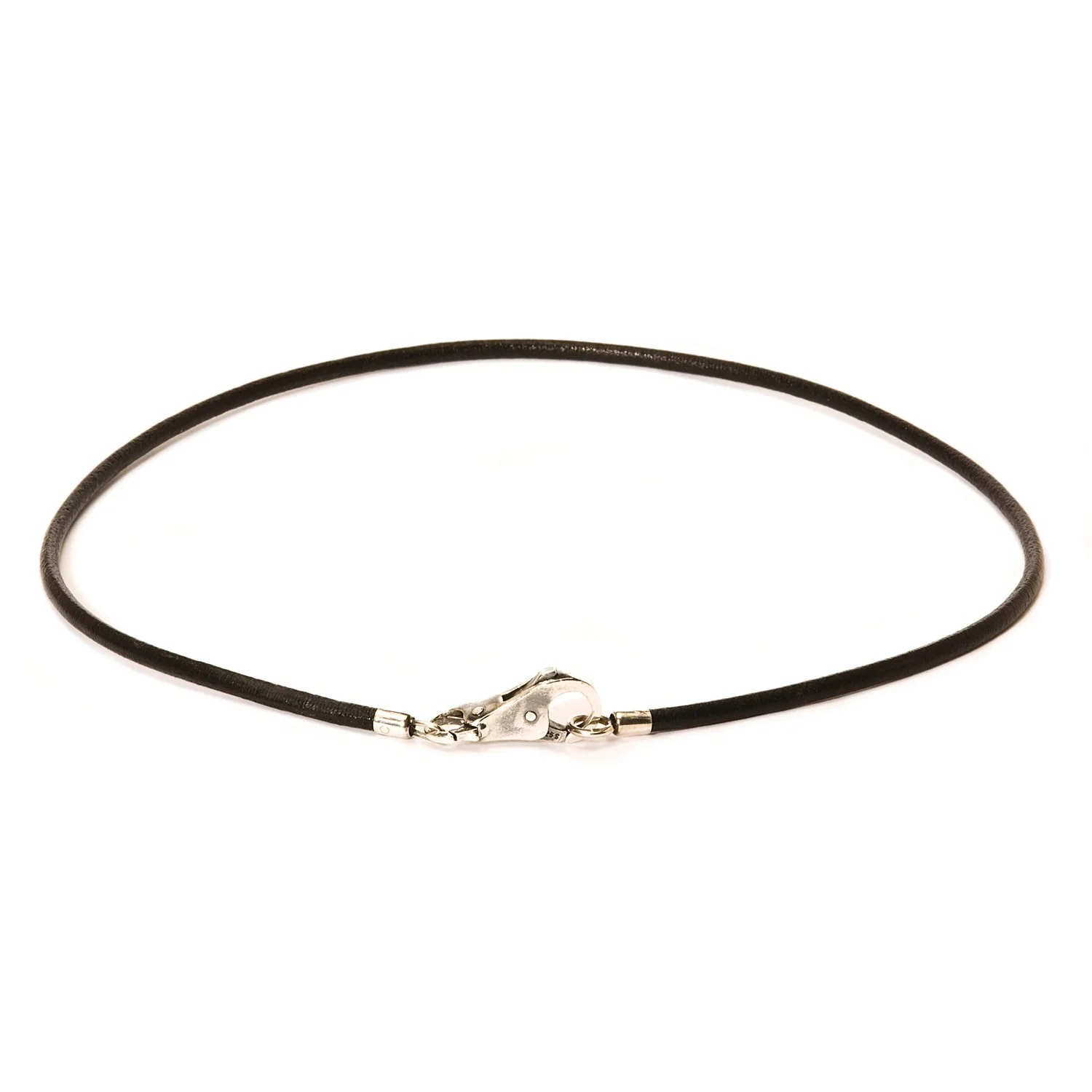 Leather Necklace Black - Image 3