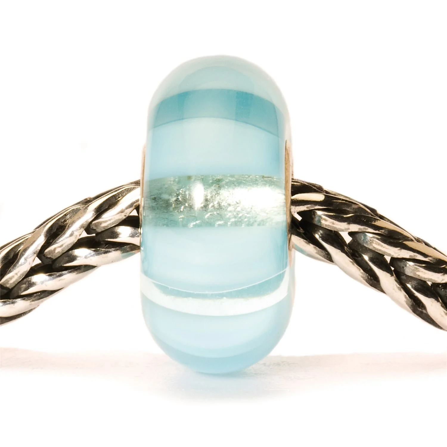 Light Blue Stripe Bead - Image 2
