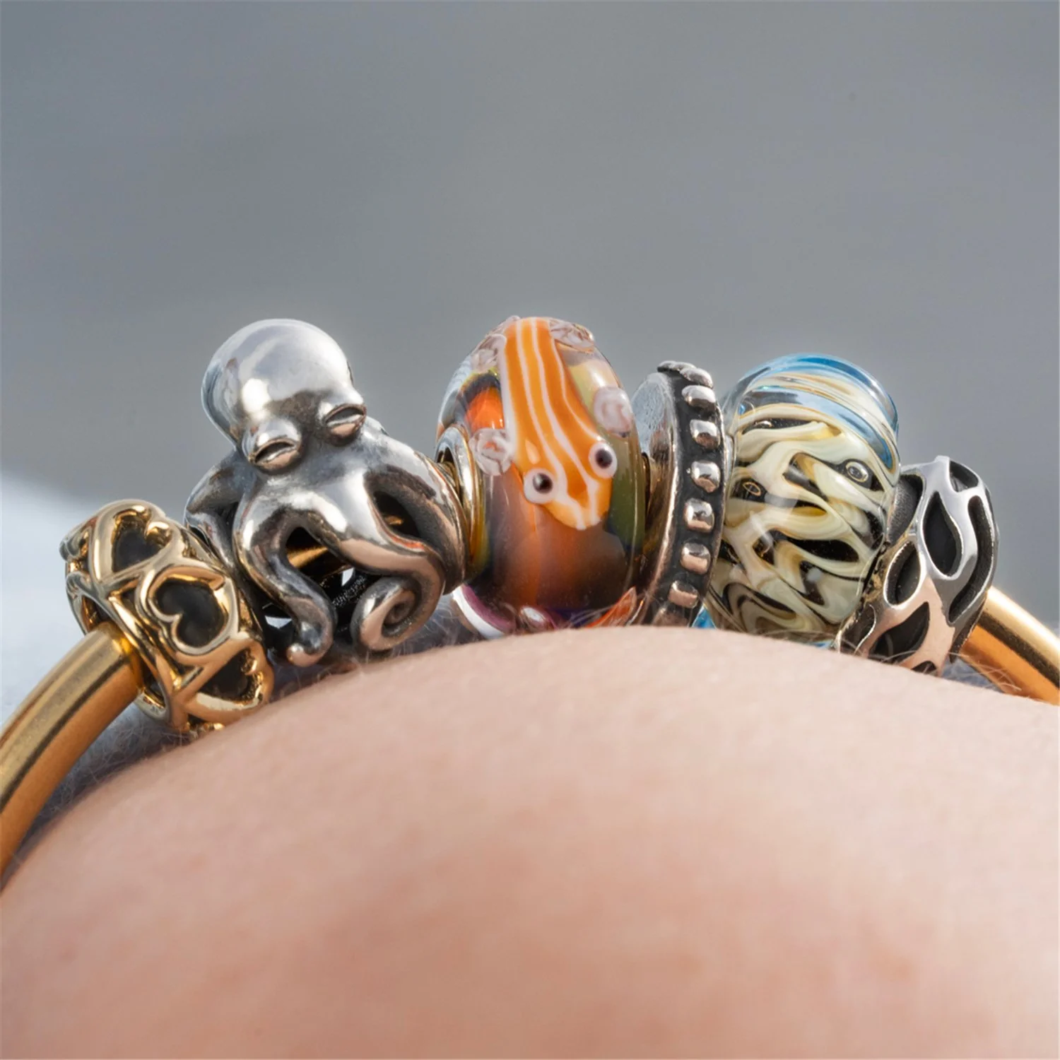 Orange Energy Fish Bead - Image 4