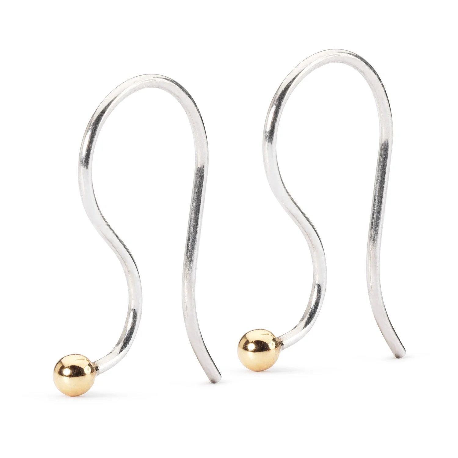 Peacock Pearl Oval Drops with Sterling Silver and Gold Hooks - Image 4