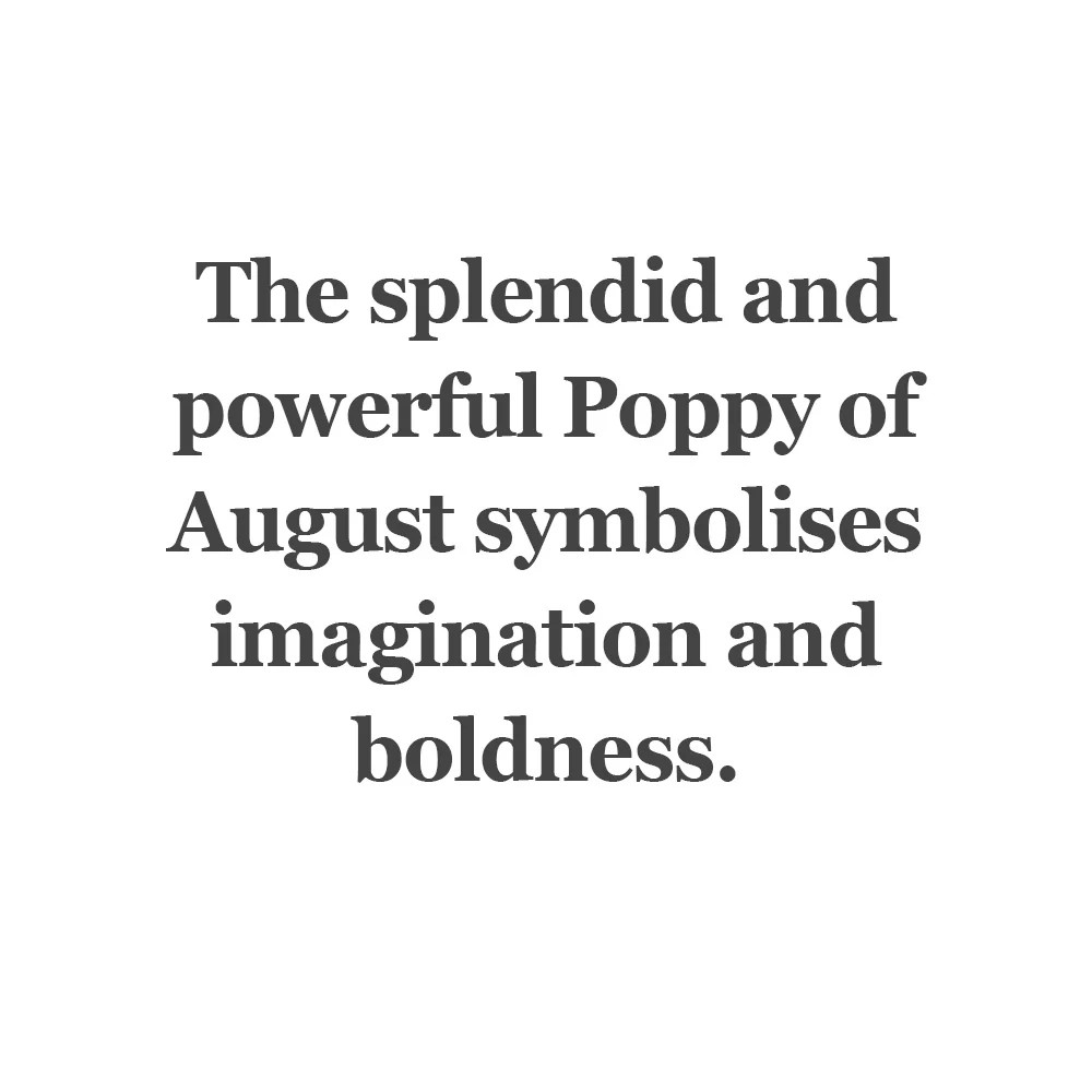 Poppy of August Bead - Image 5