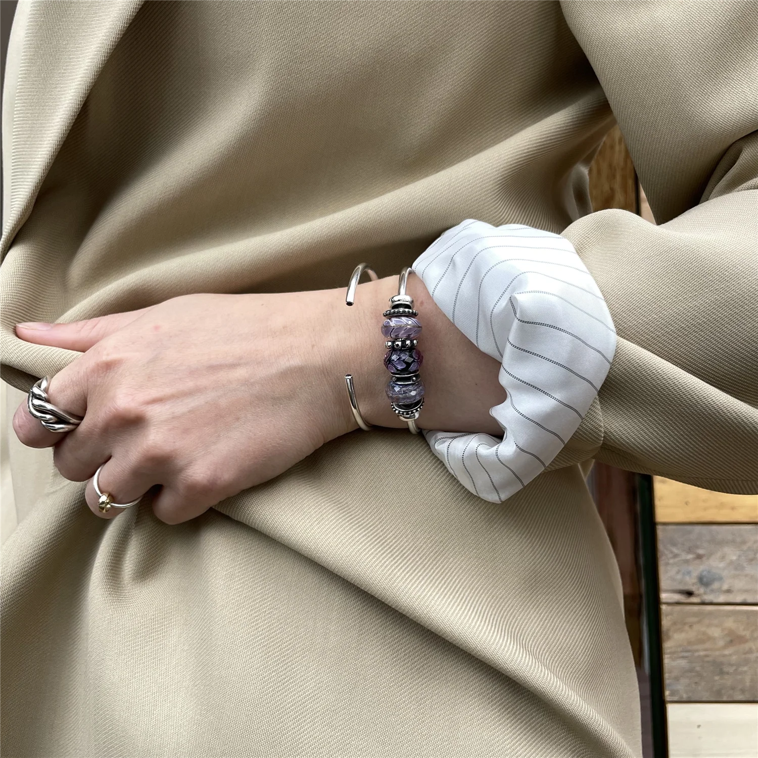 Amethyst Power Bangle - Image 4