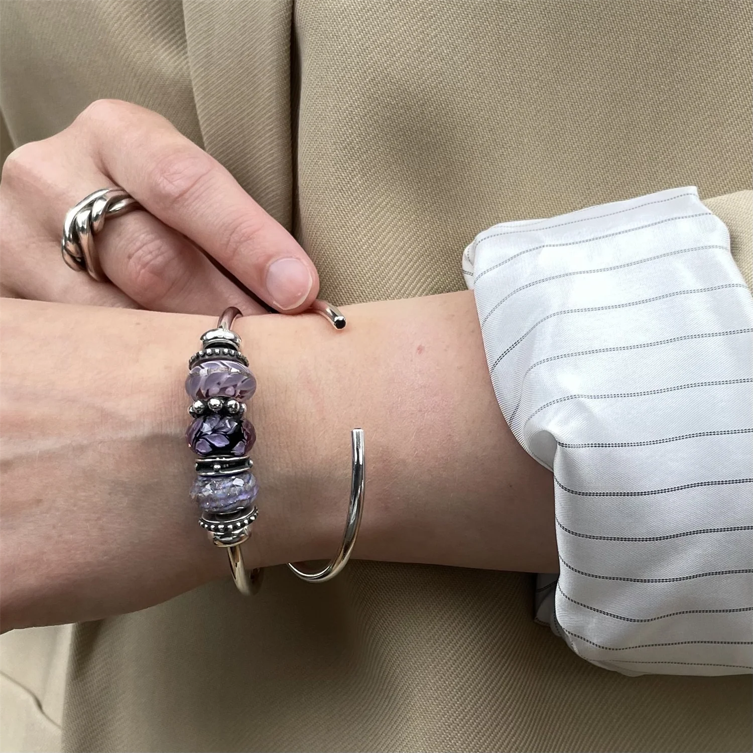 Amethyst Power Bangle - Image 3