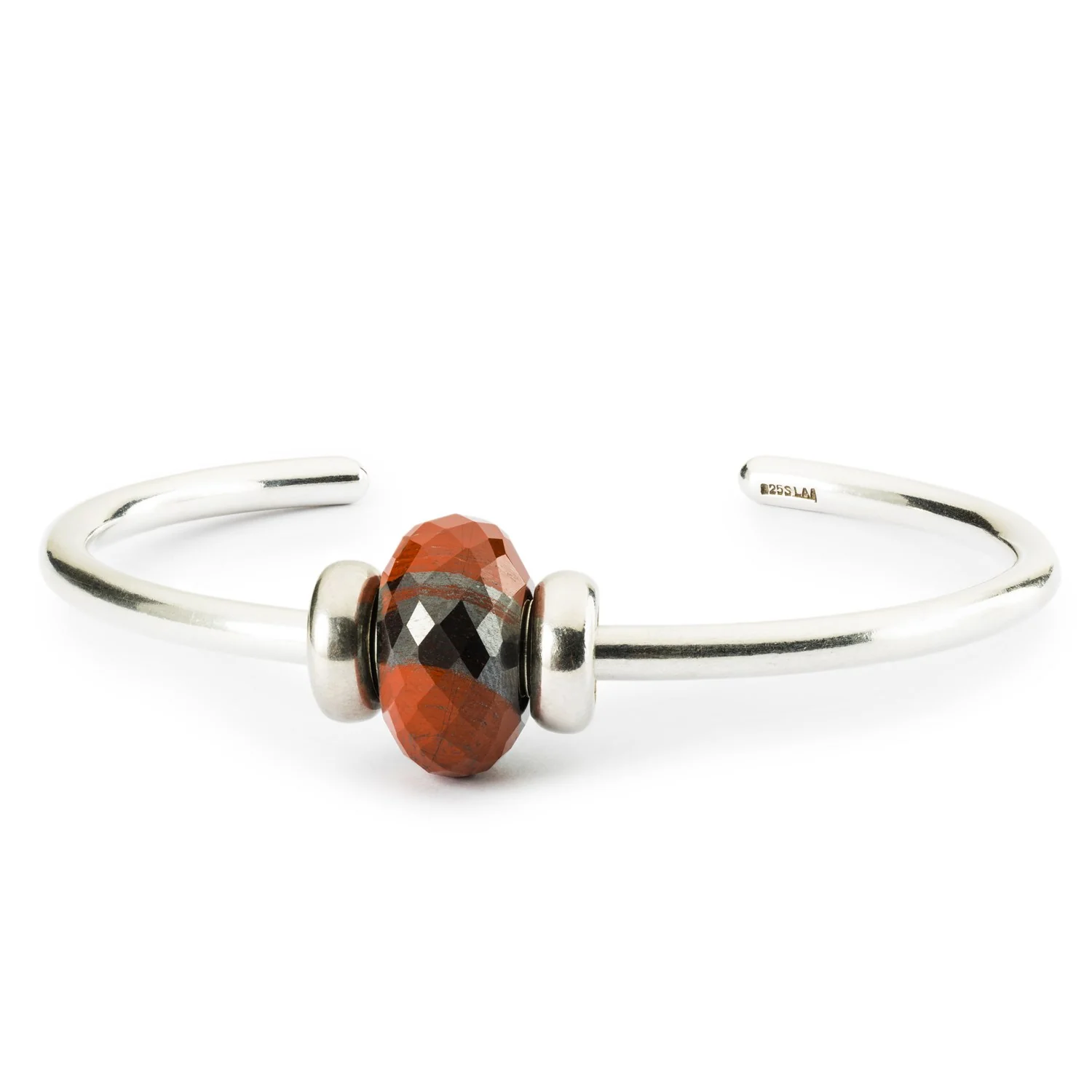 Red Chalcedony with Hematite Bead - Image 4