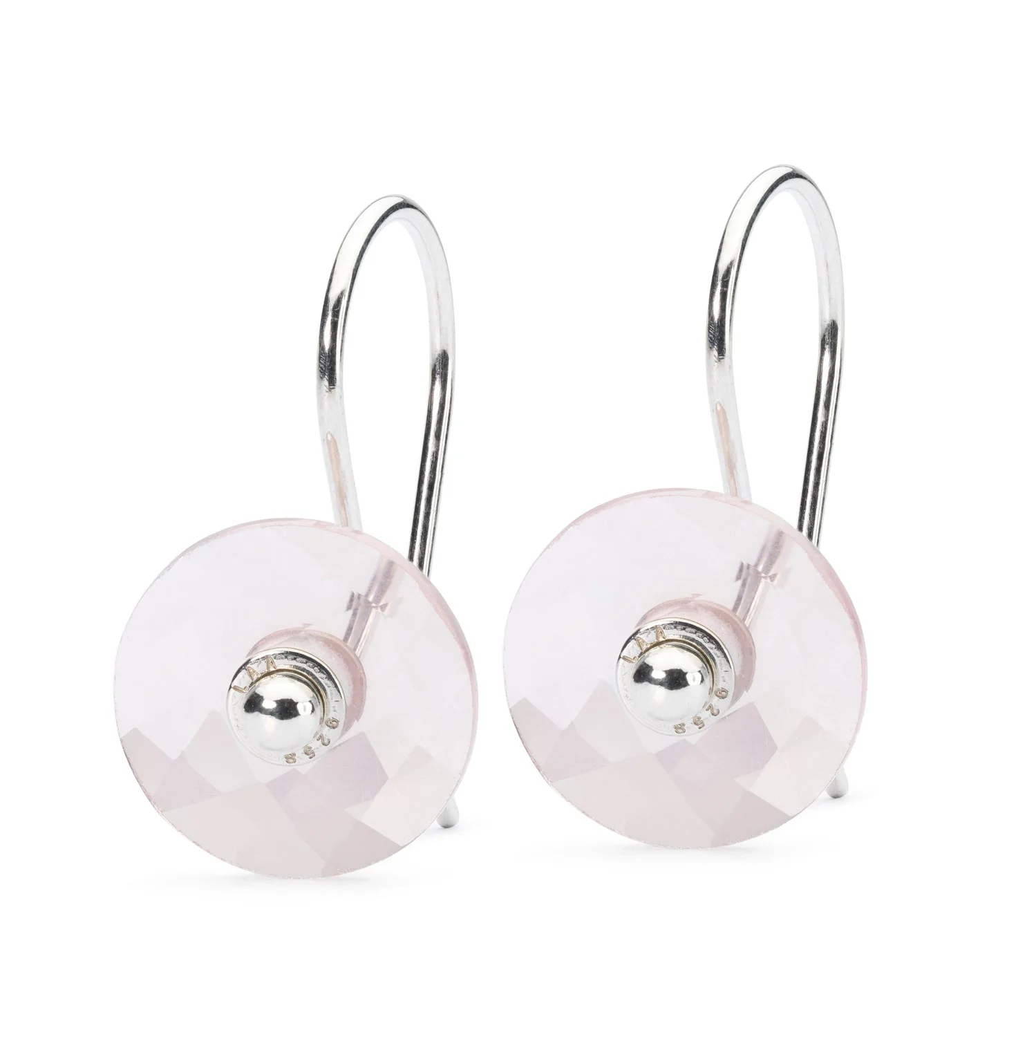 Rose Quartz Earring Pendants - Image 2