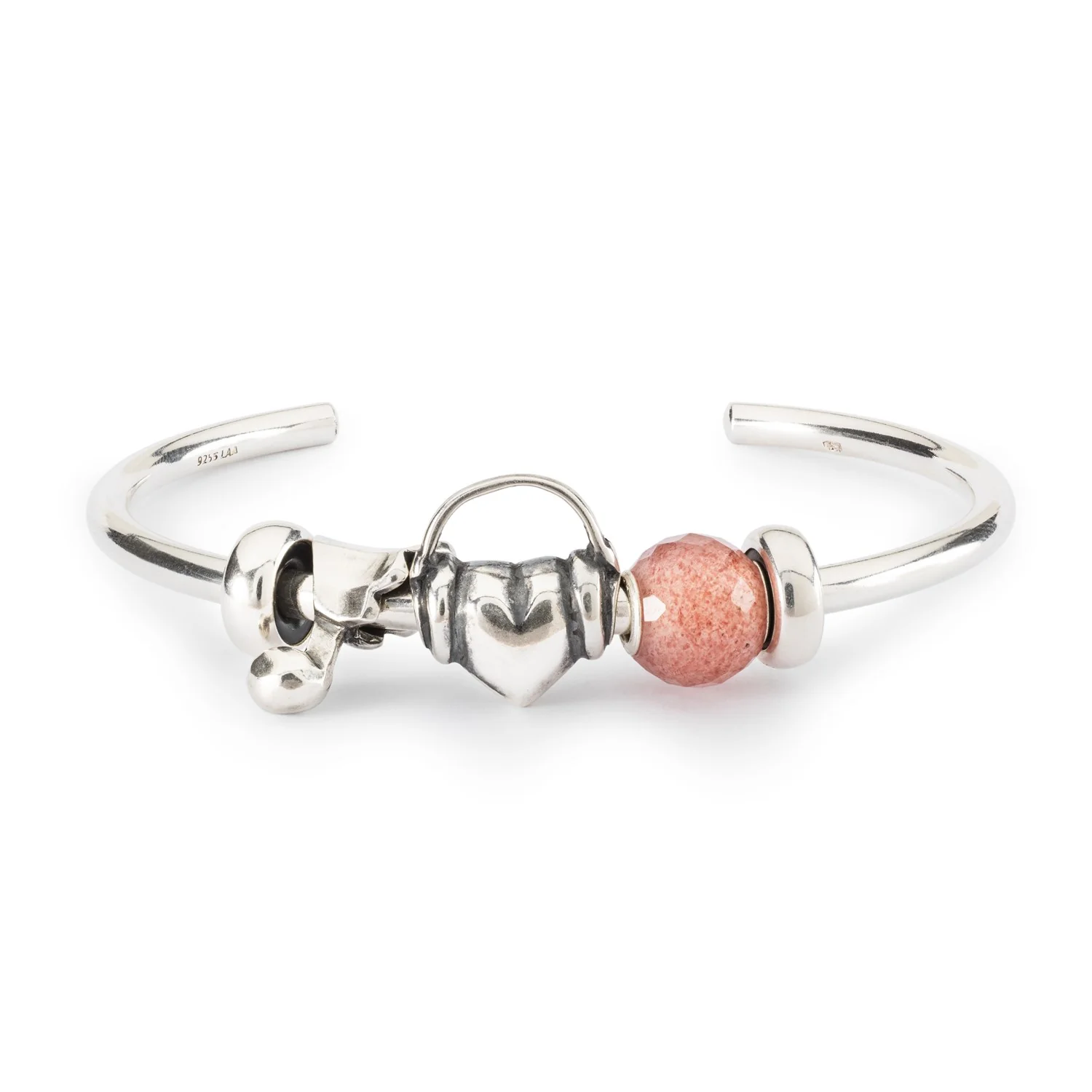 Round Strawberry Quartz Facet Bead - Image 3