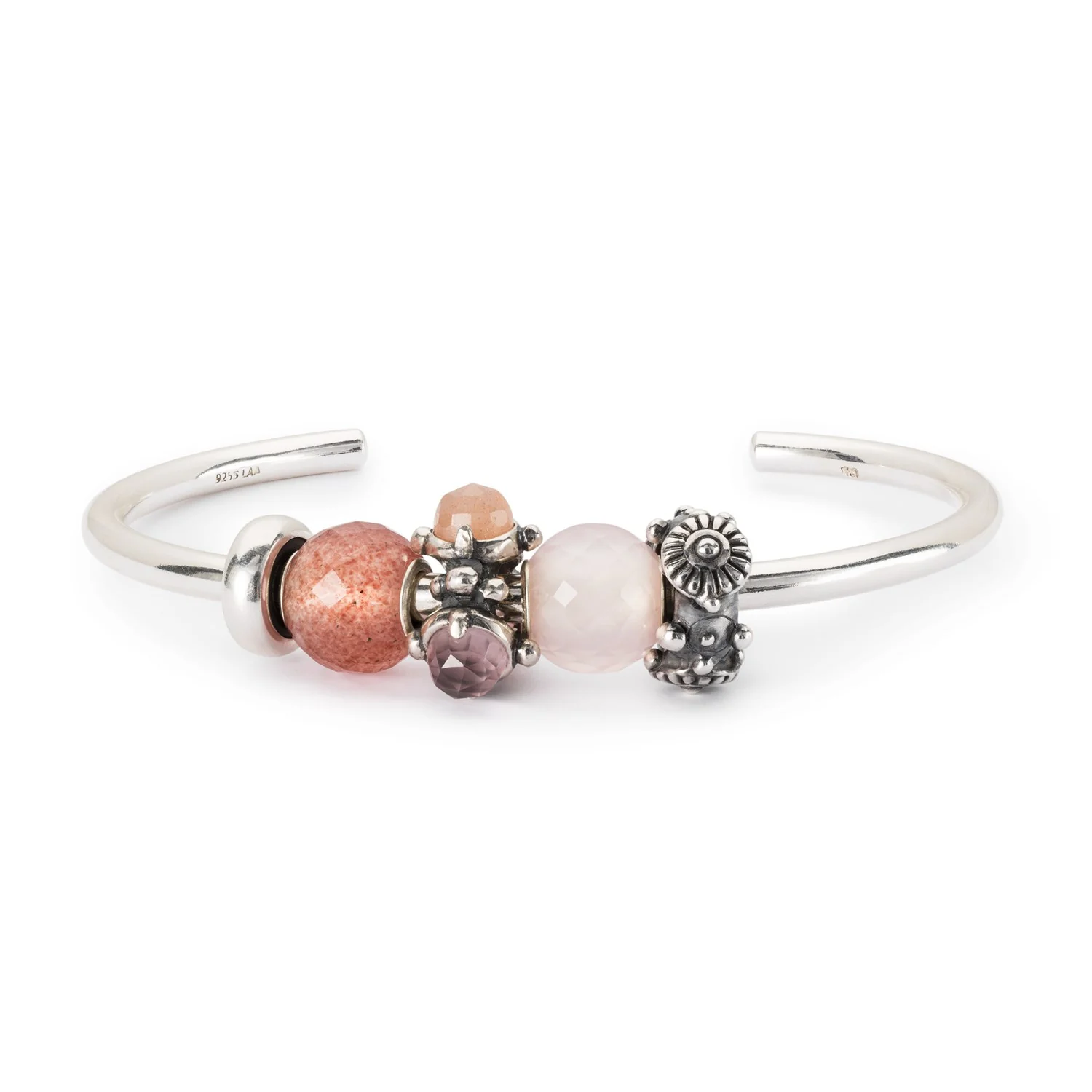 Round Strawberry Quartz Facet Bead - Image 4
