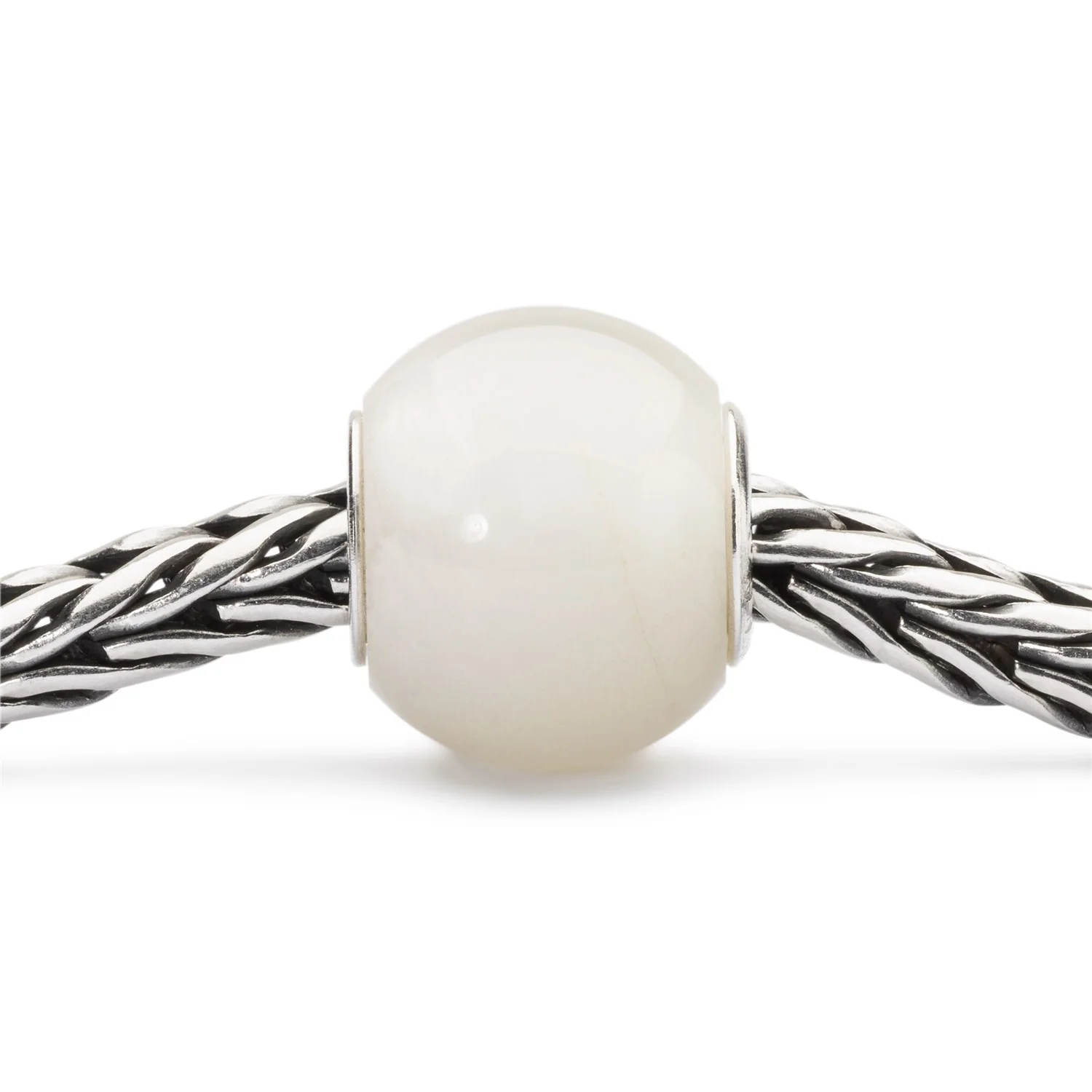 Round White Moonstone Bead - Image 4