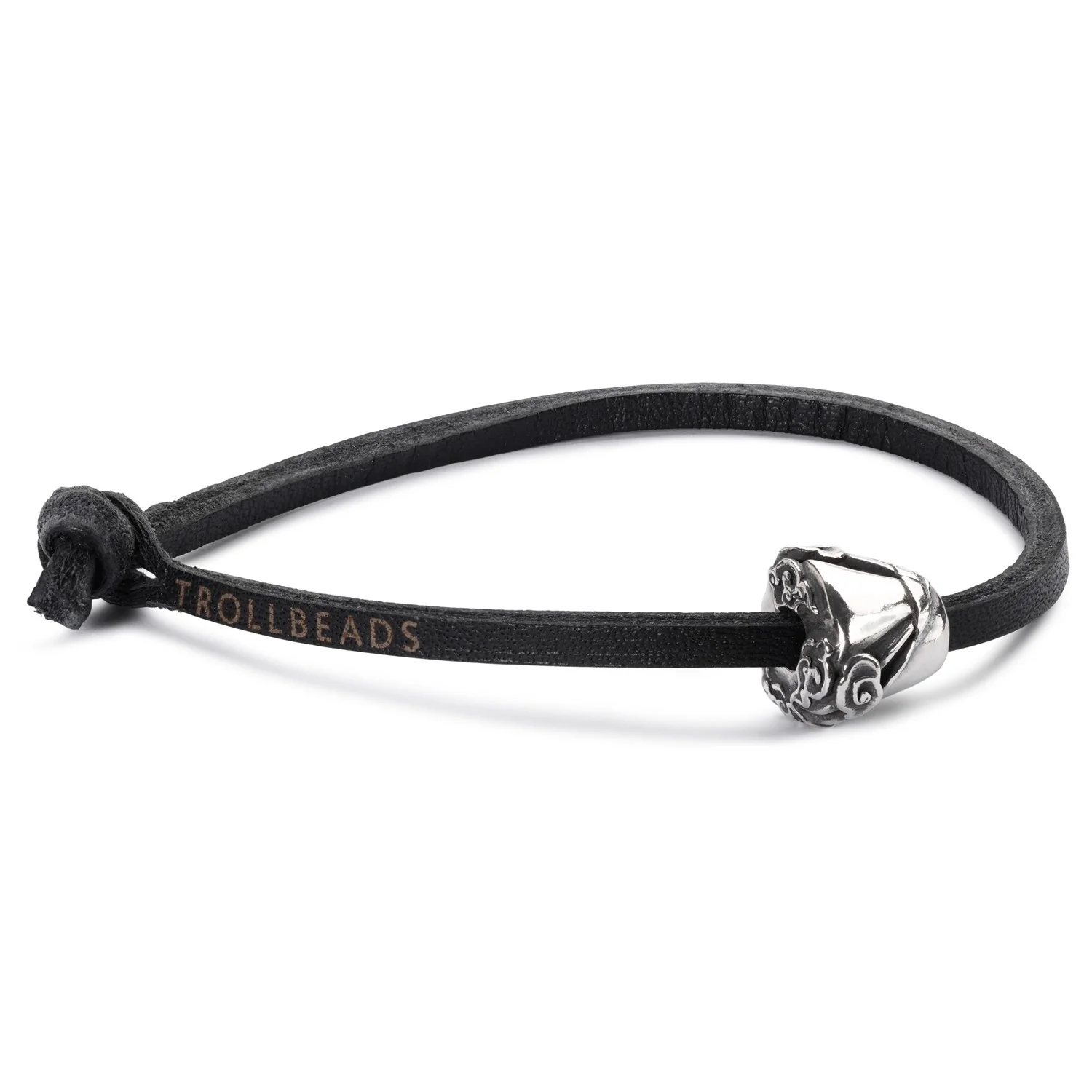 Single Leather Bracelet, Black - Image 8