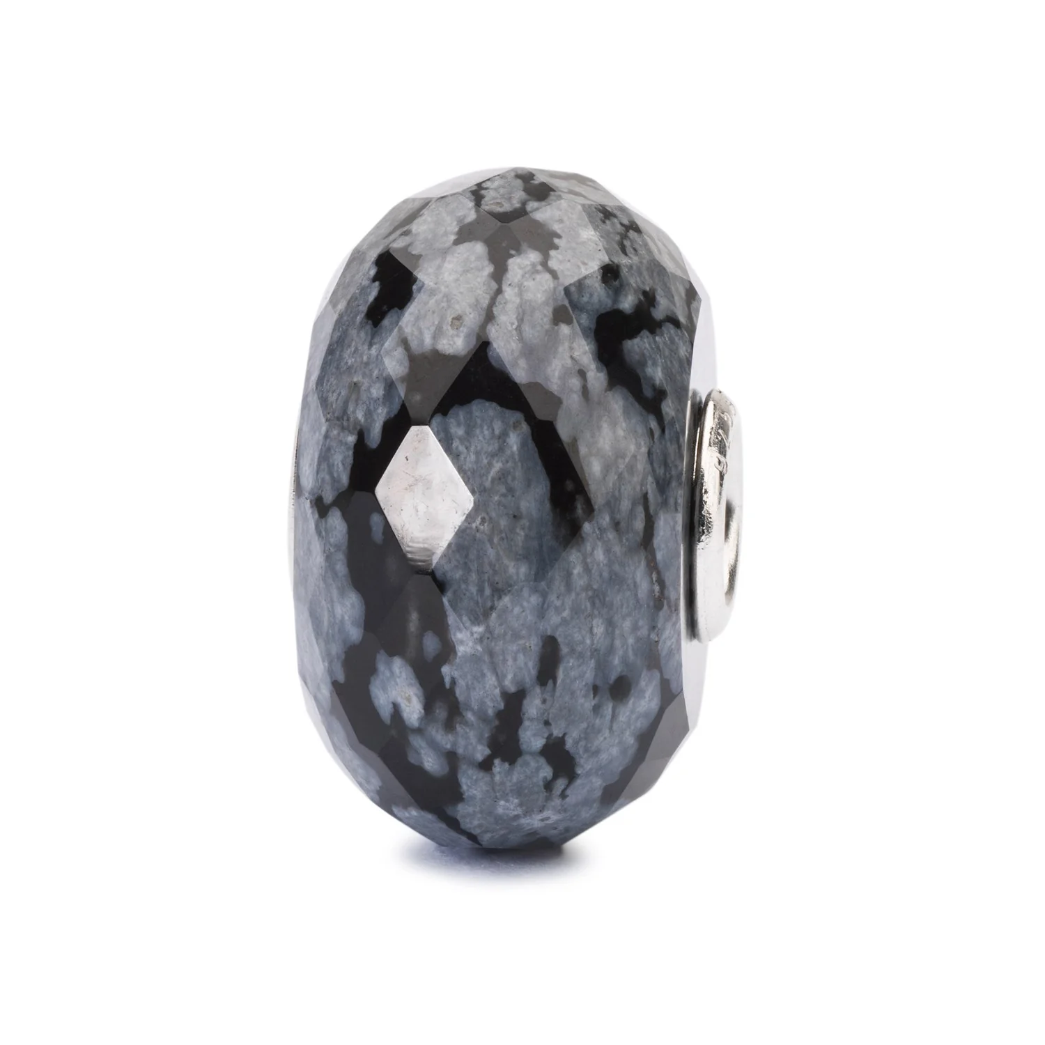 Snowflake Obsidian Facet Bead - Image 5