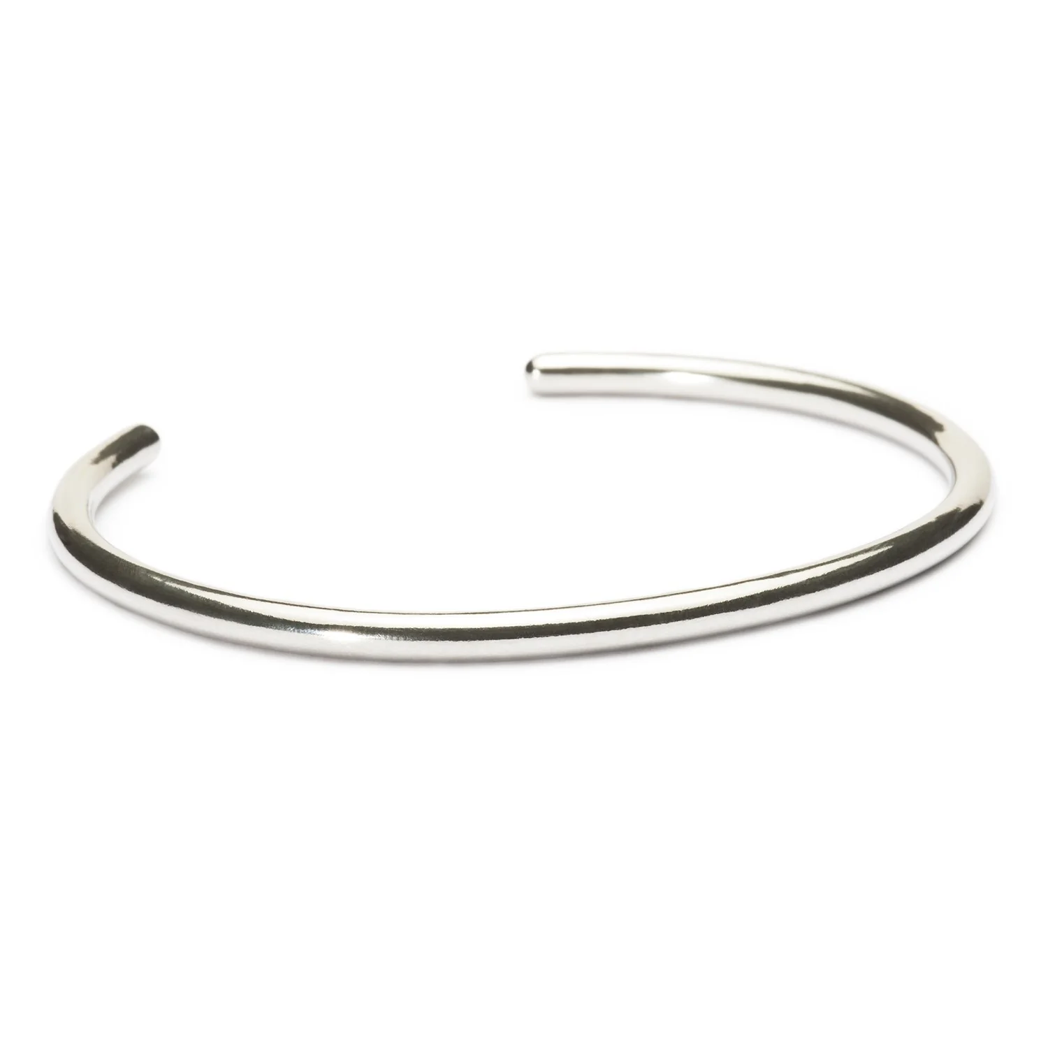 Sterling Silver Bangle with 2 x Oxidized Spacers - Image 3
