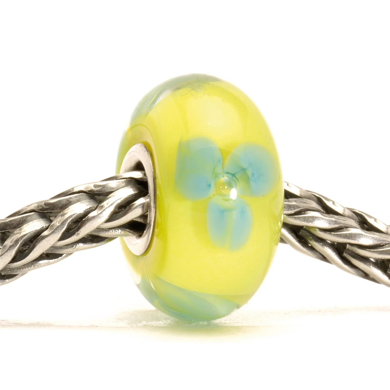 Turquoise Flower Bead - Image 3