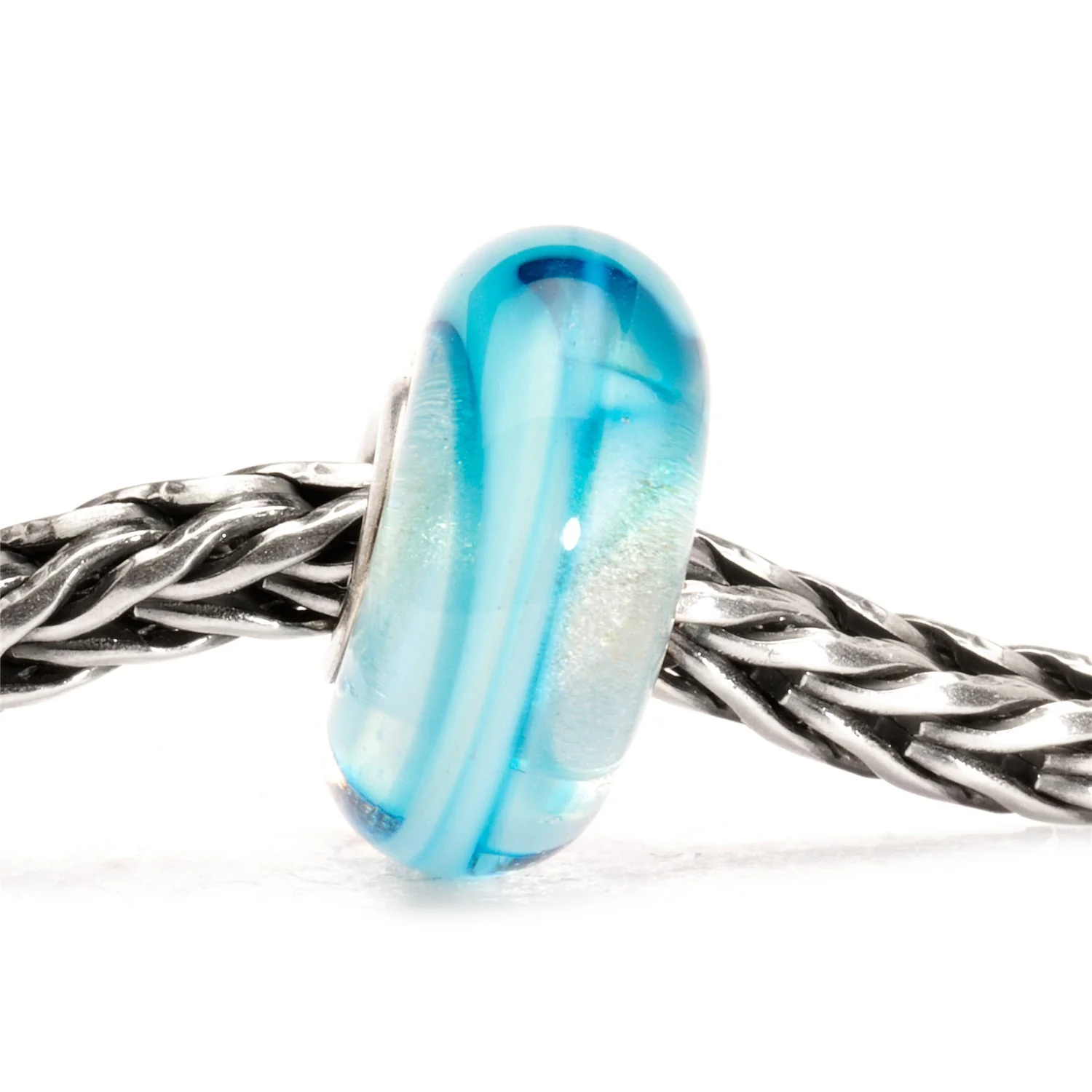 Turquoise Ribbon Bead - Image 2