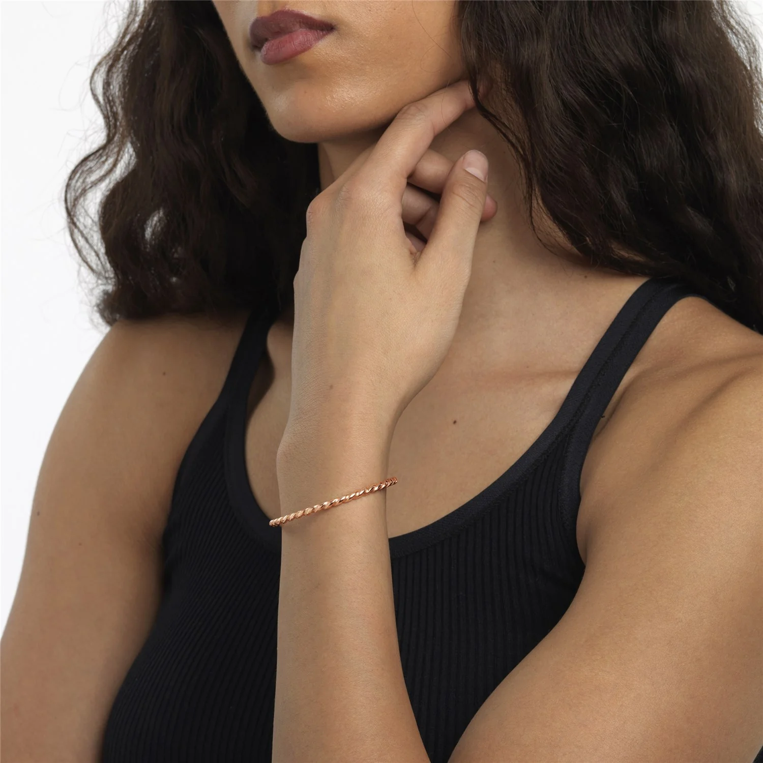 Twisted Copper Bangle - Image 2