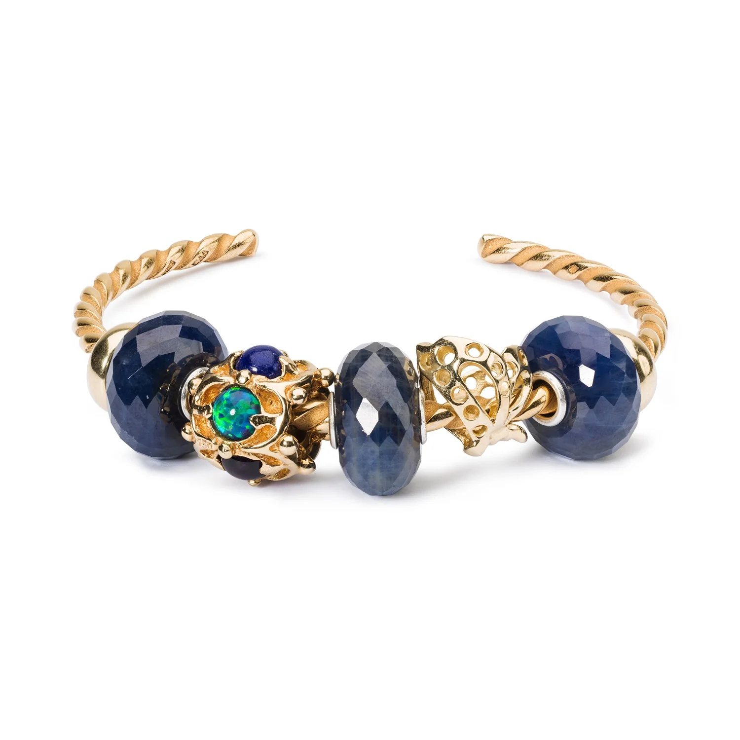 Twisted Gold Plated Bangle - Image 14