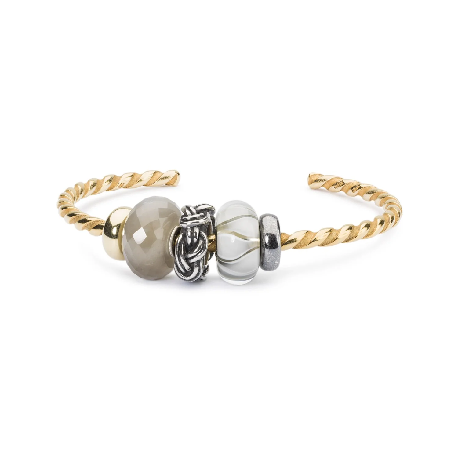Twisted Gold Plated Bangle - Image 4