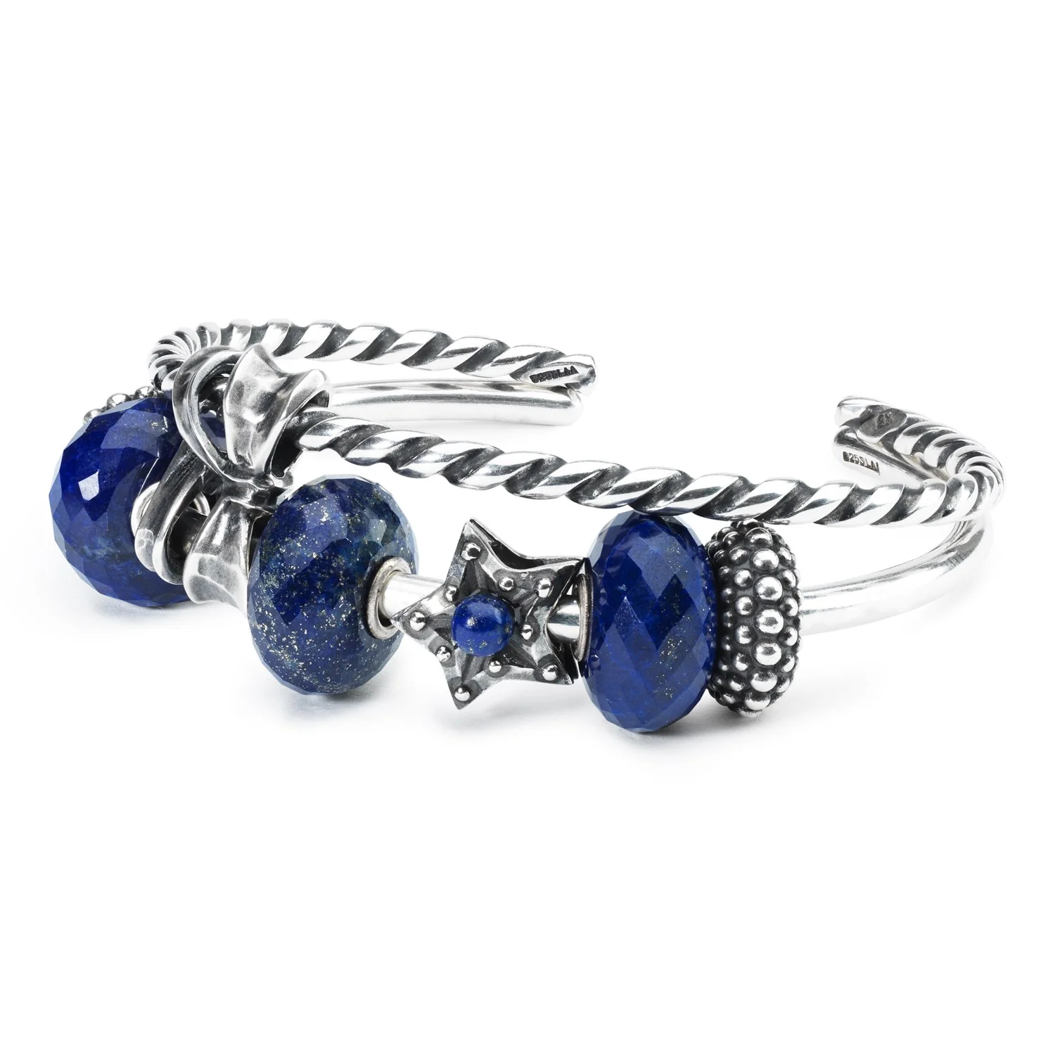 Twisted Silver Bangle - Image 9