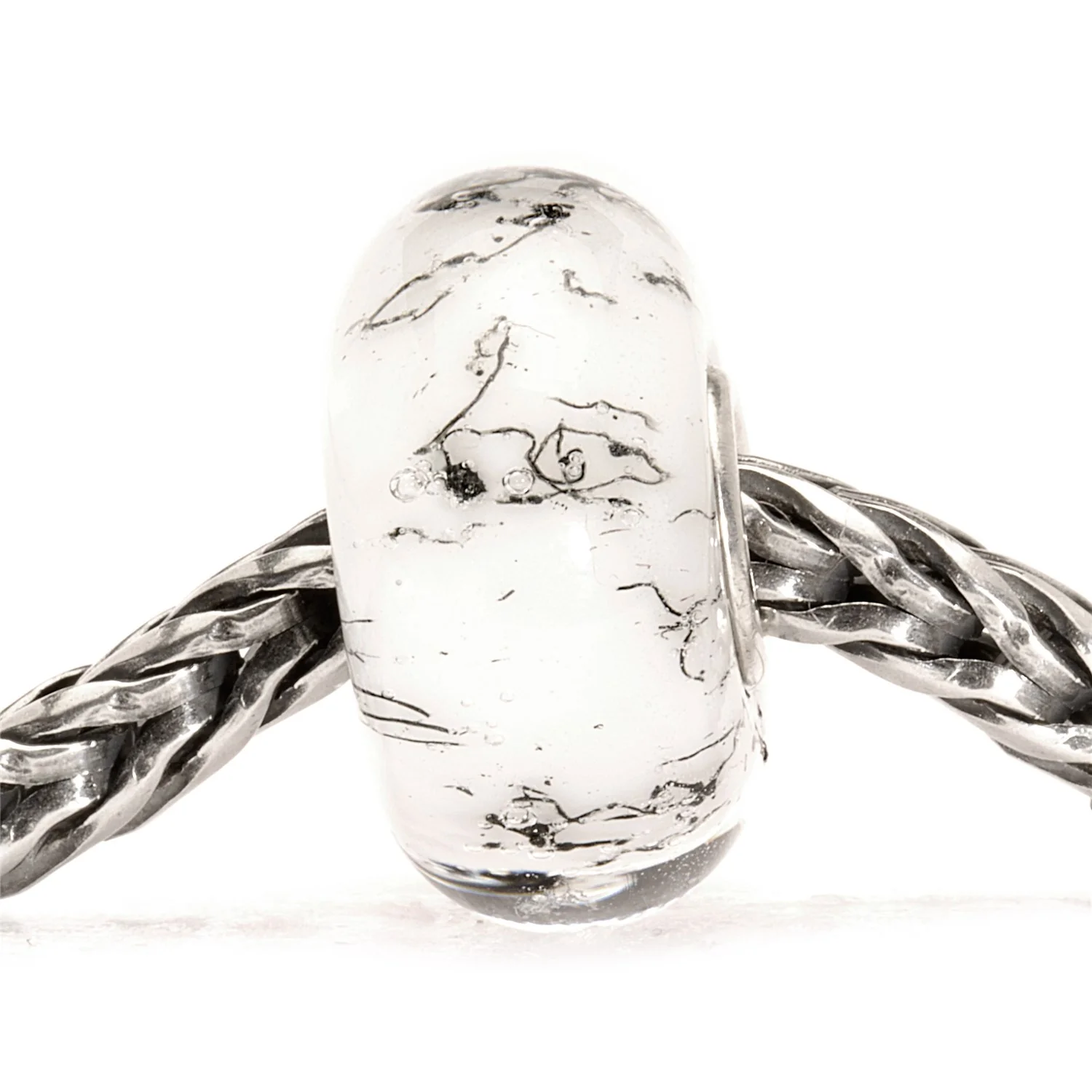 White Steel Bead - Image 2